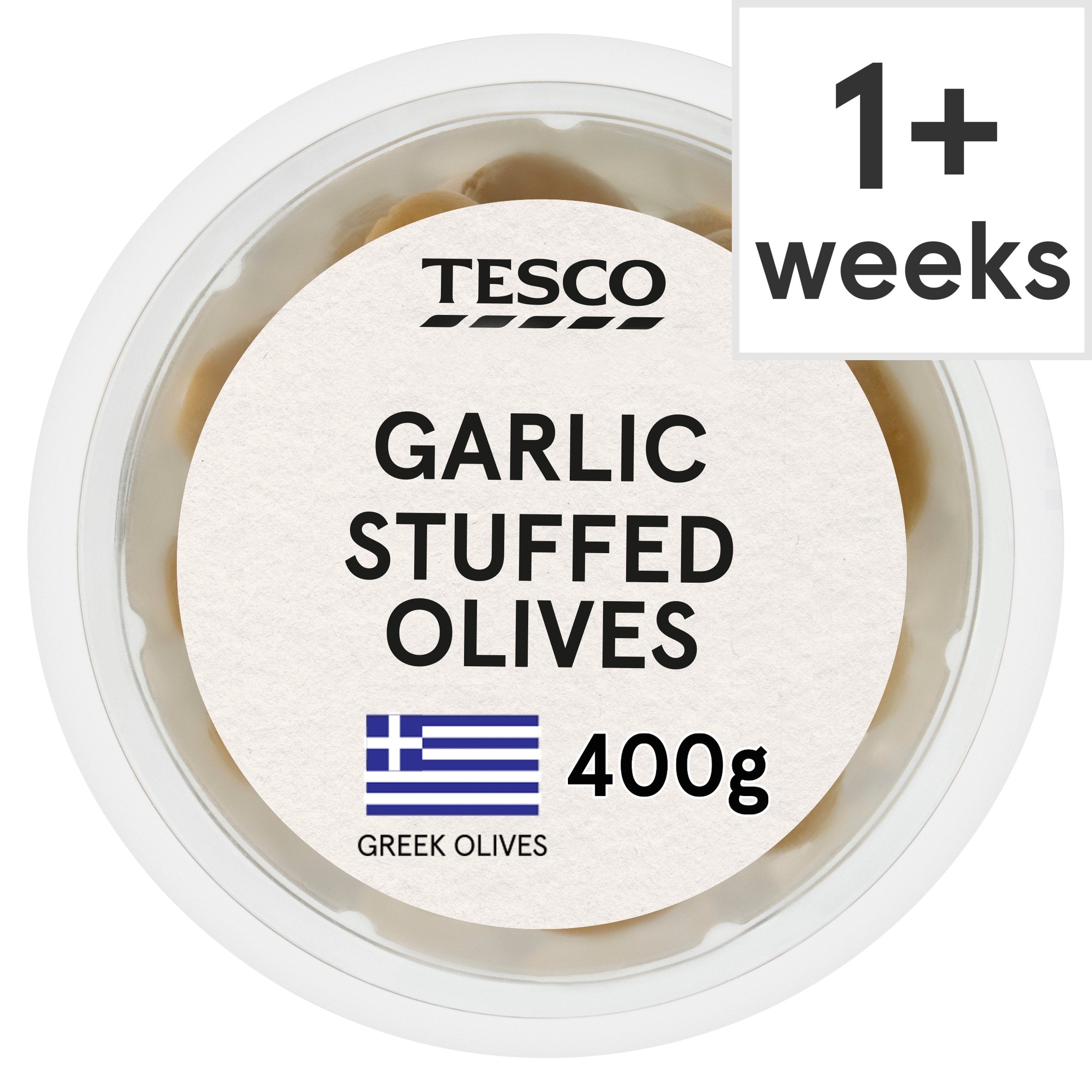 Tesco Garlic Stuffed Olives 400g