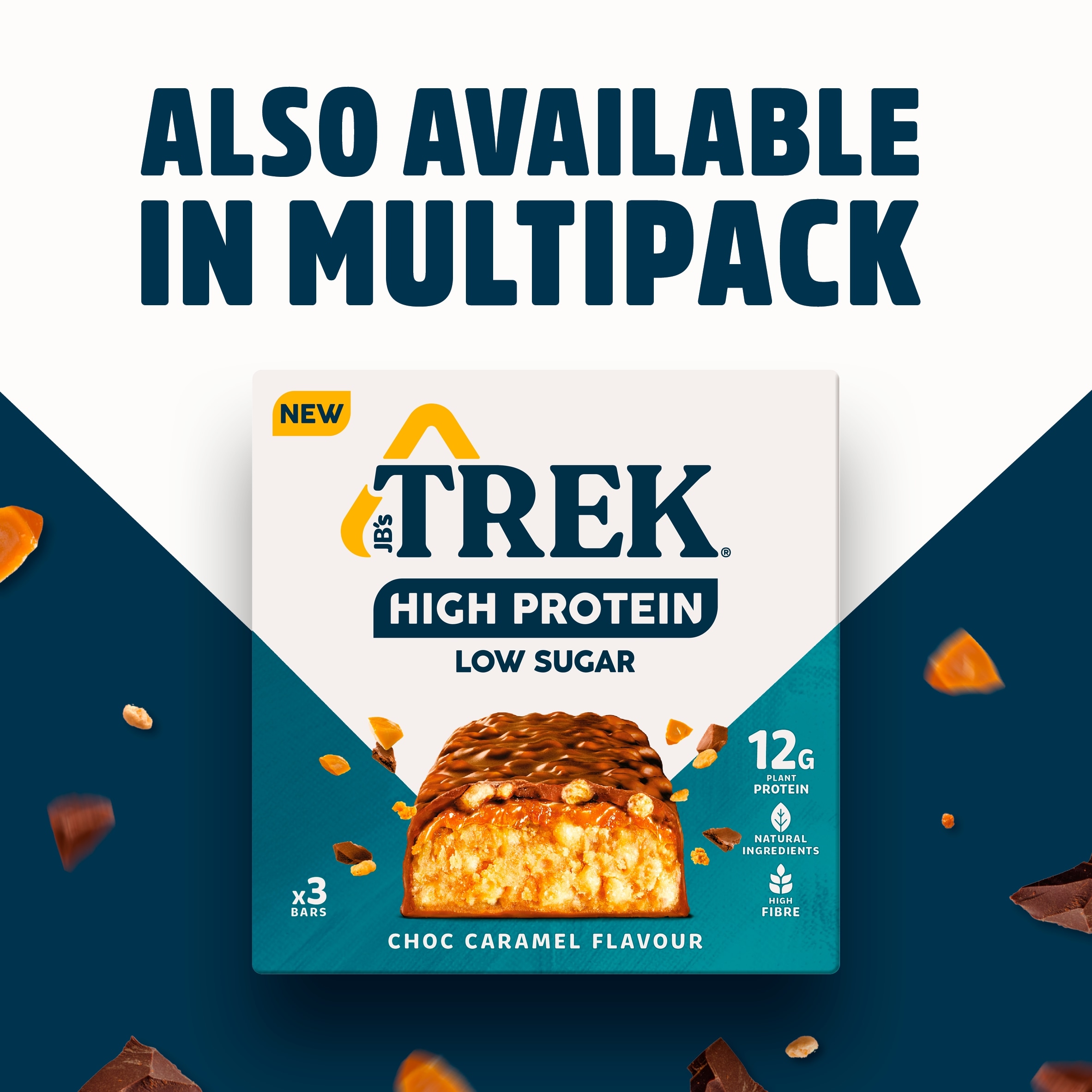 Trek High Protein Choc Caramel Flavour 44g thumbnail 5