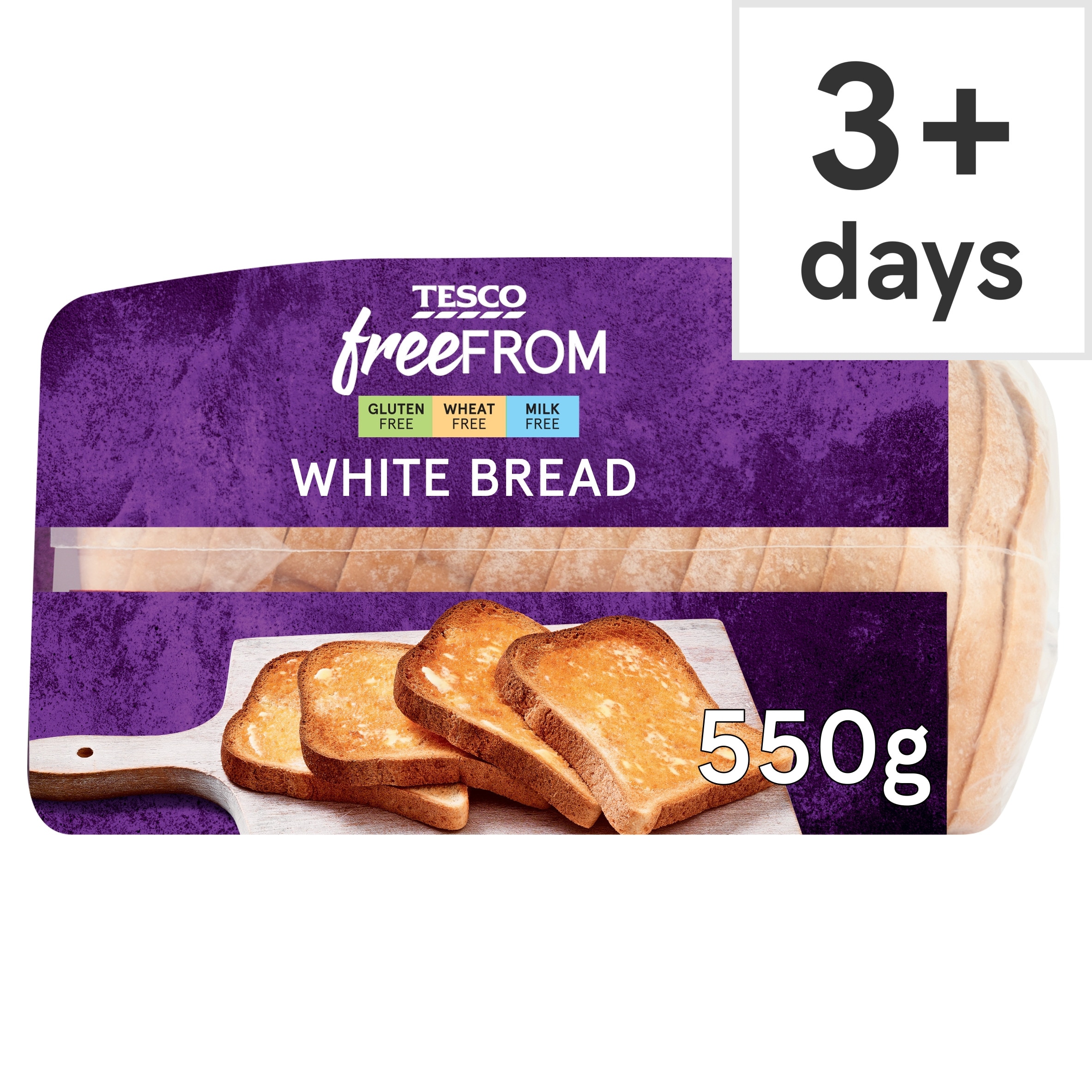 Tesco Free From White Bread 550g