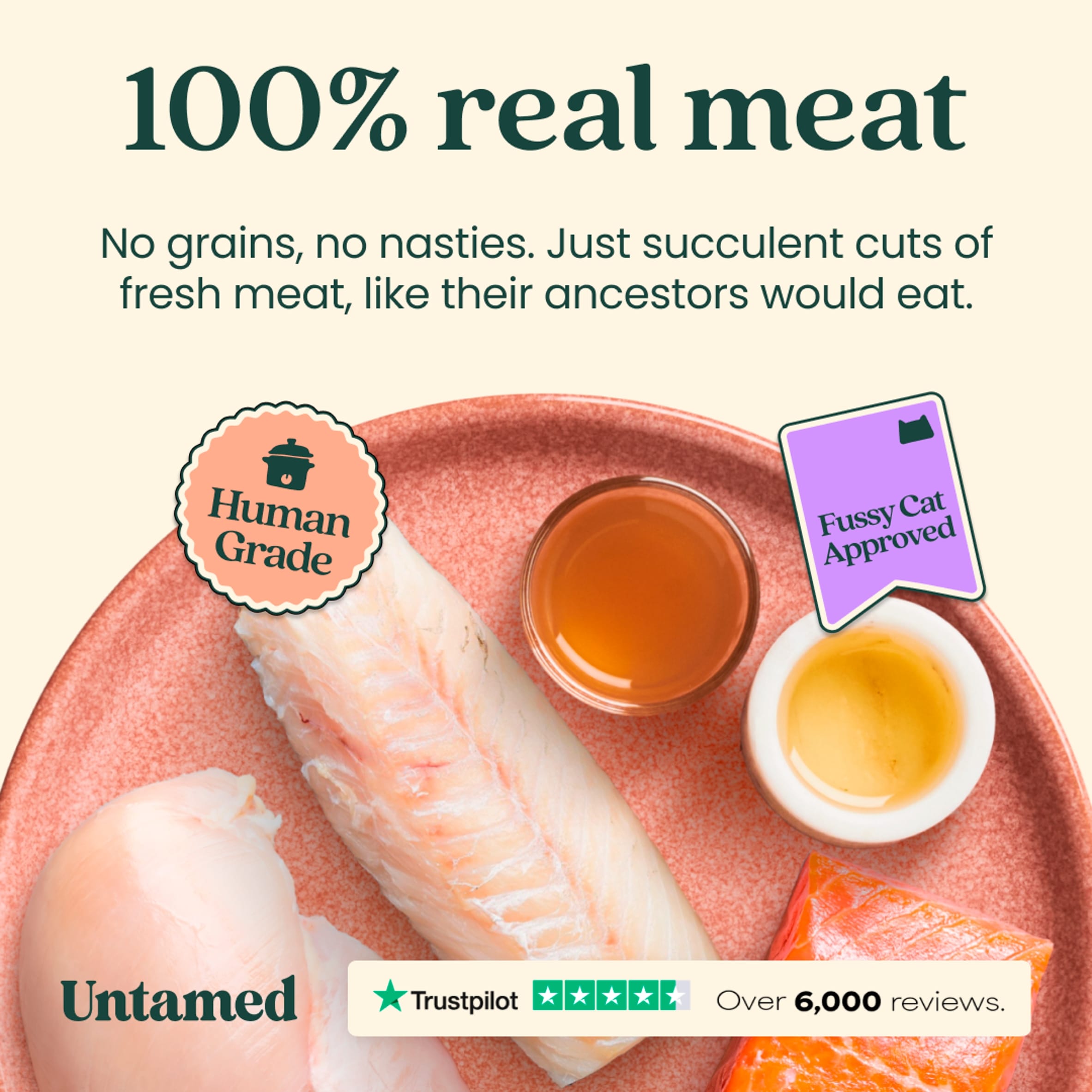 Untamed Chicken Selection Box in Jelly Cat Food 6 x 75G  thumbnail 3