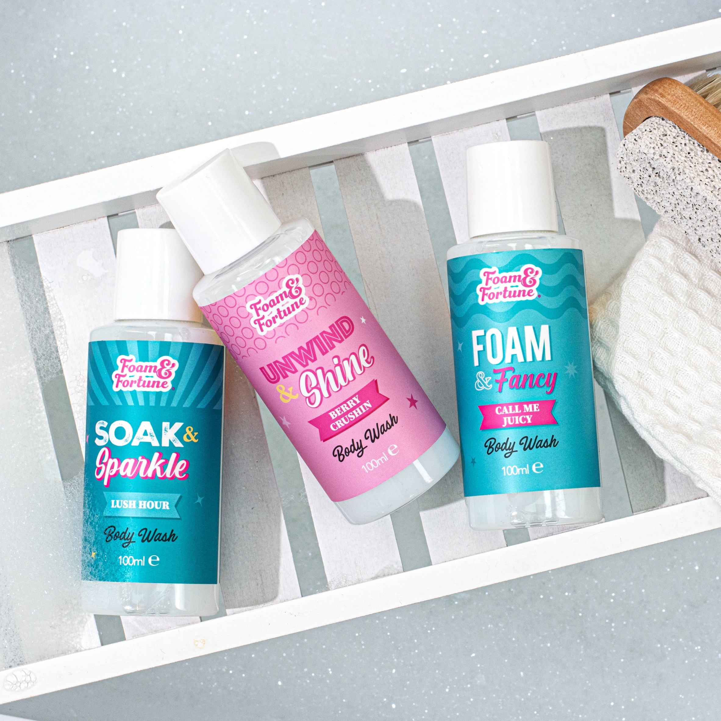 Foam & Fortune Sudssations bath bliss trio thumbnail 4
