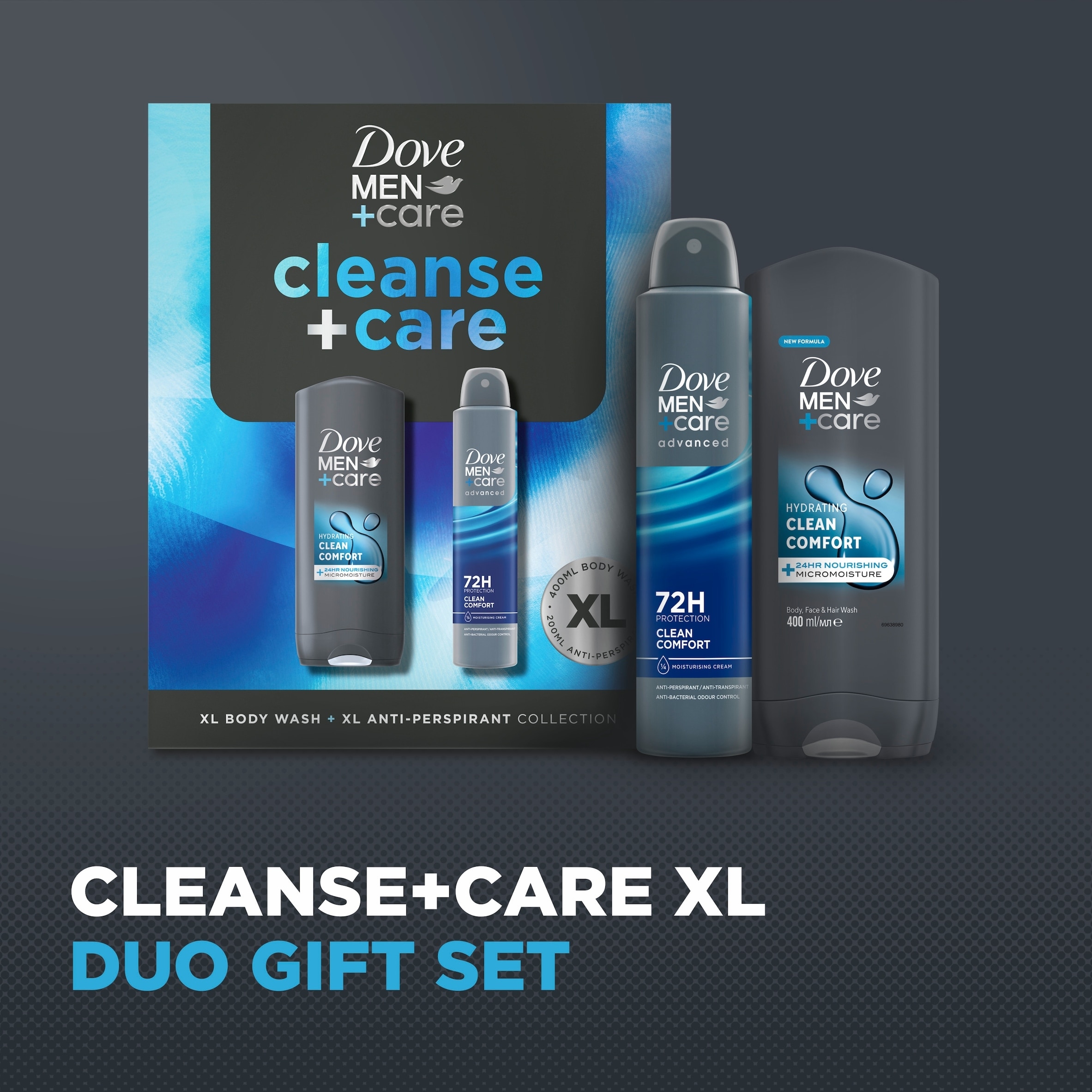 Dove Men + Care Cleanse + Care XL Duo Gift Set thumbnail 3