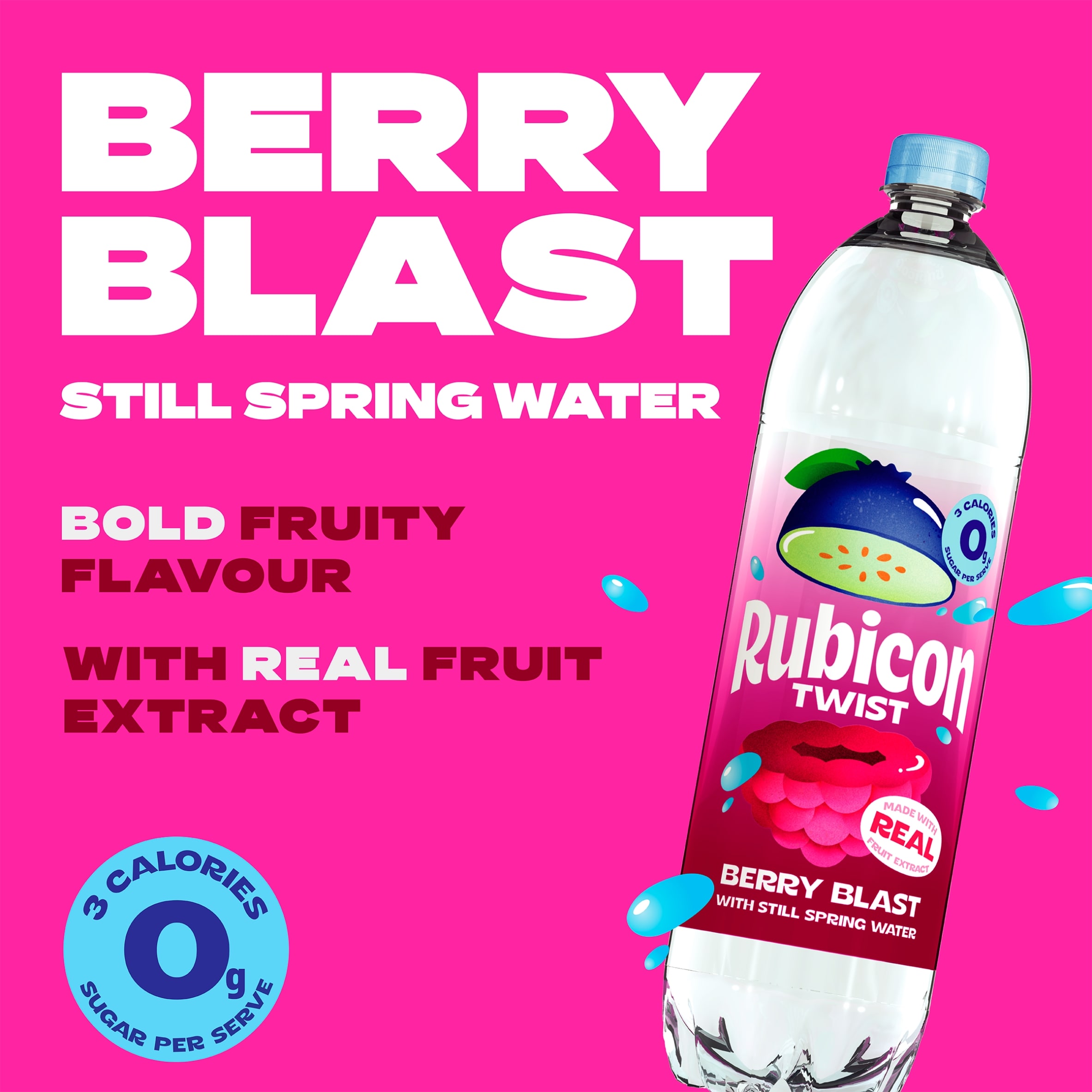 Rubicon 1.5L Twist Berry Blast Still Flavoured Spring Water thumbnail 2