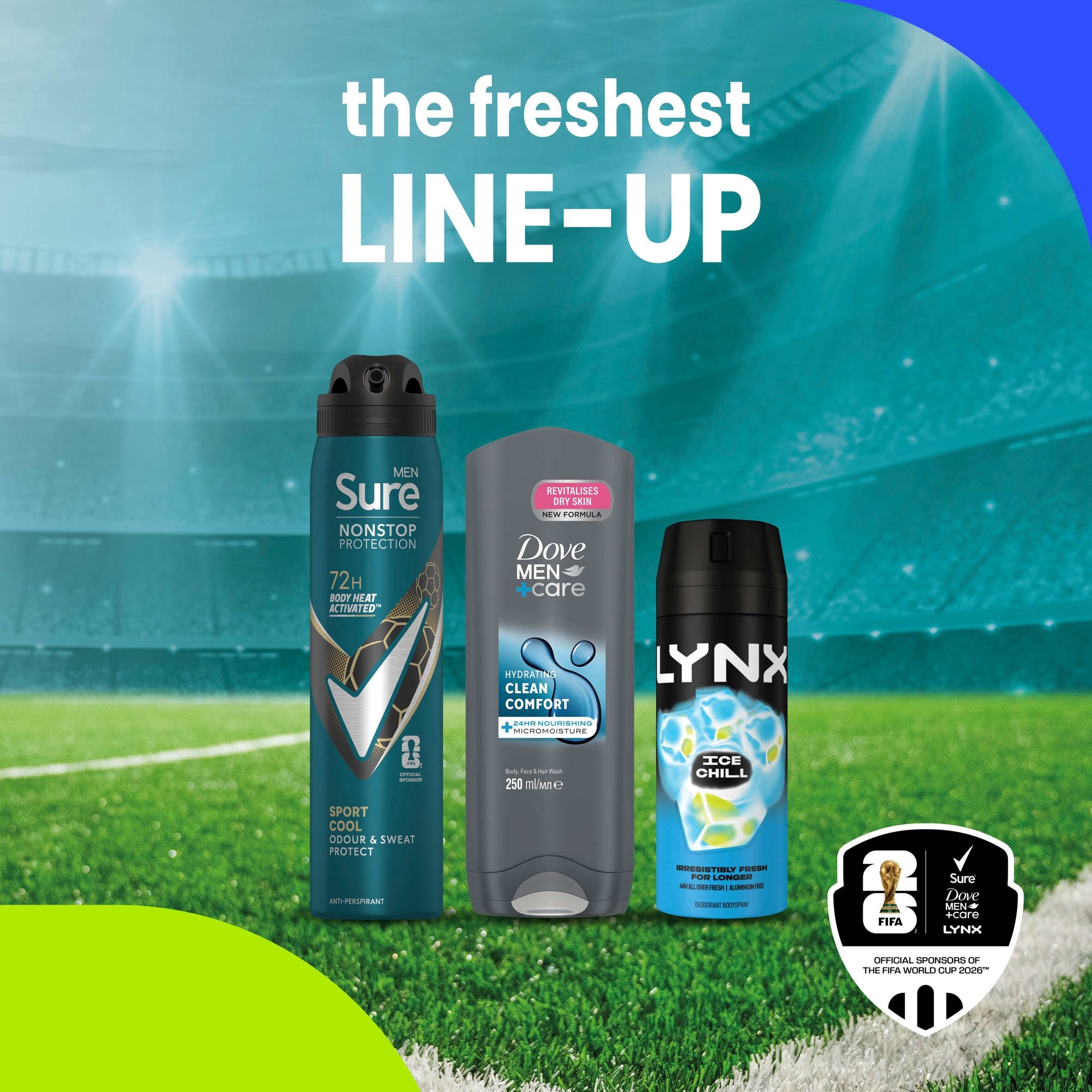 FIFA Fans Favourites Gift Set For Him Body Wash, Spray, Antiperspirant thumbnail 3