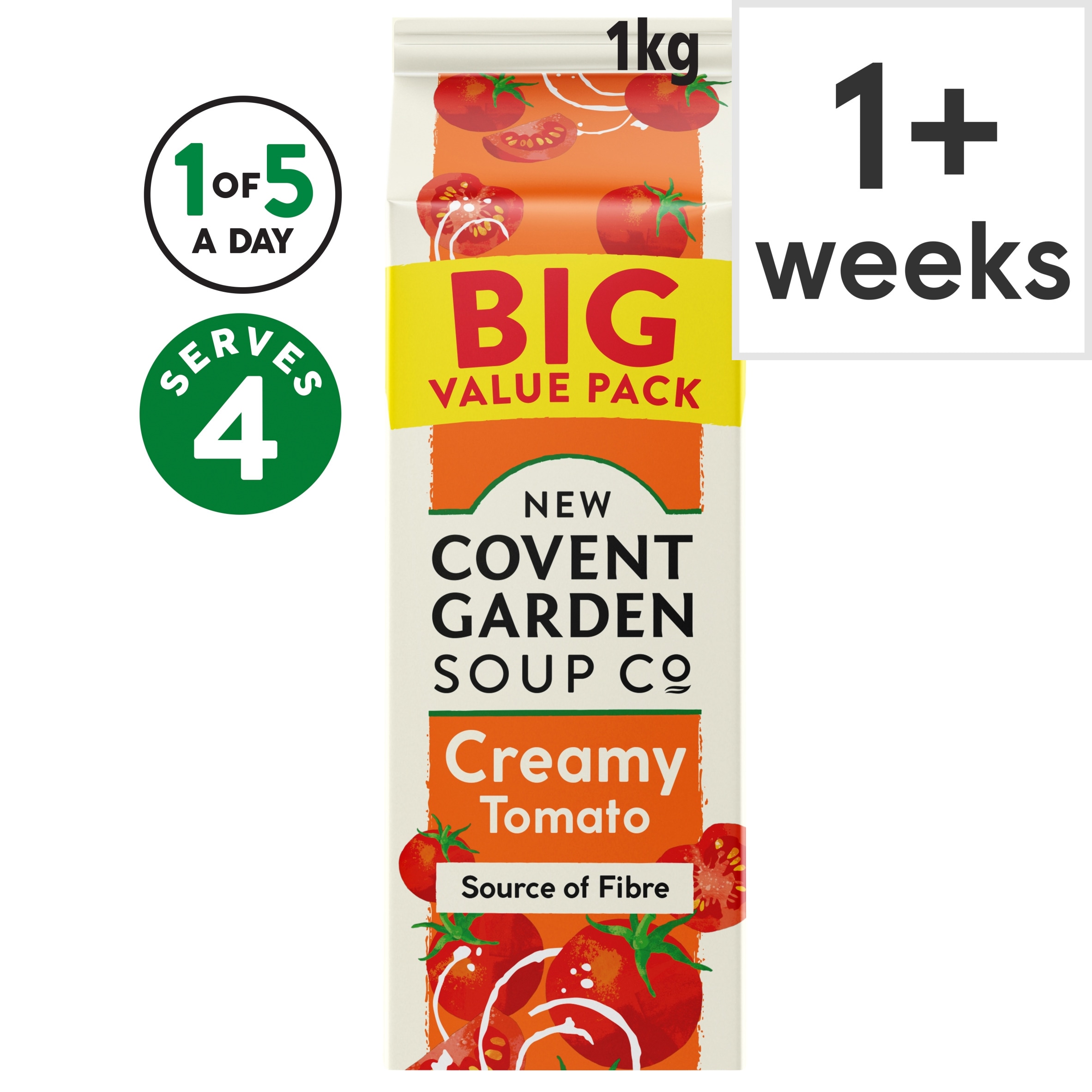 New Covent Garden Soup Creamy Tomato 1KG