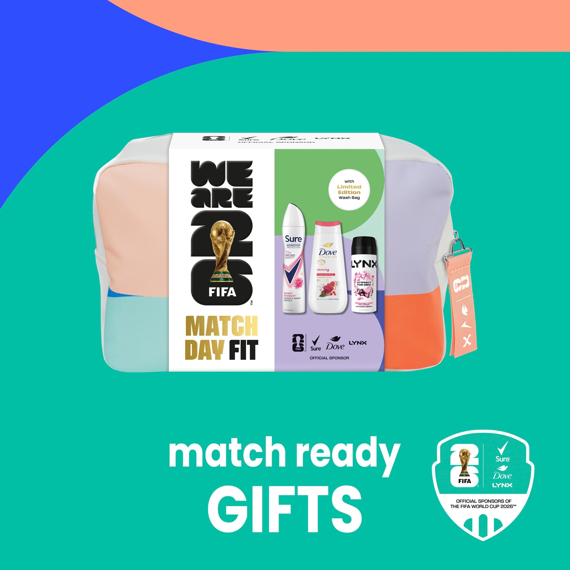 Sure Match Day Fit FIFA Washbag for Her Gift Set thumbnail 4