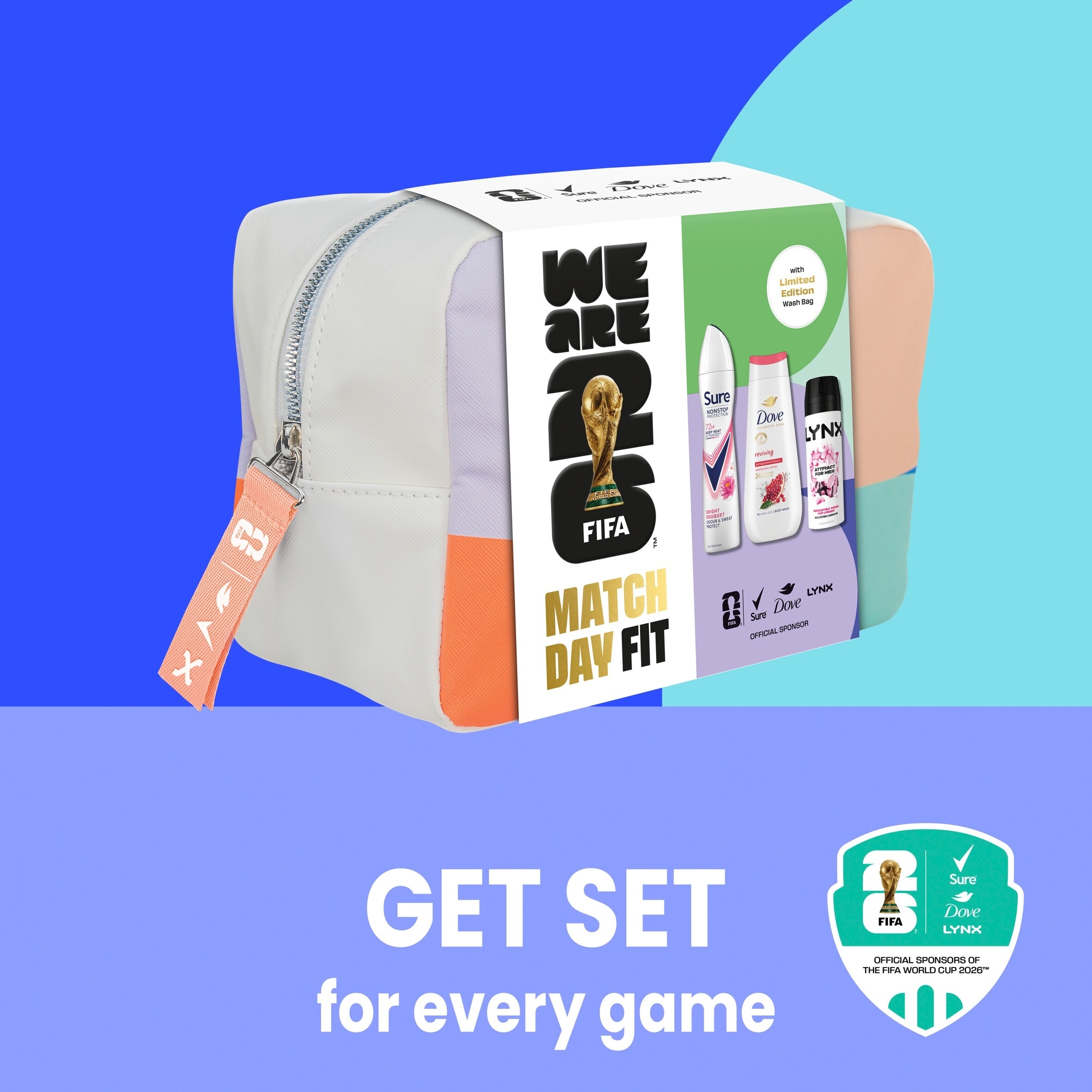Sure Match Day Fit FIFA Washbag for Her Gift Set thumbnail 5