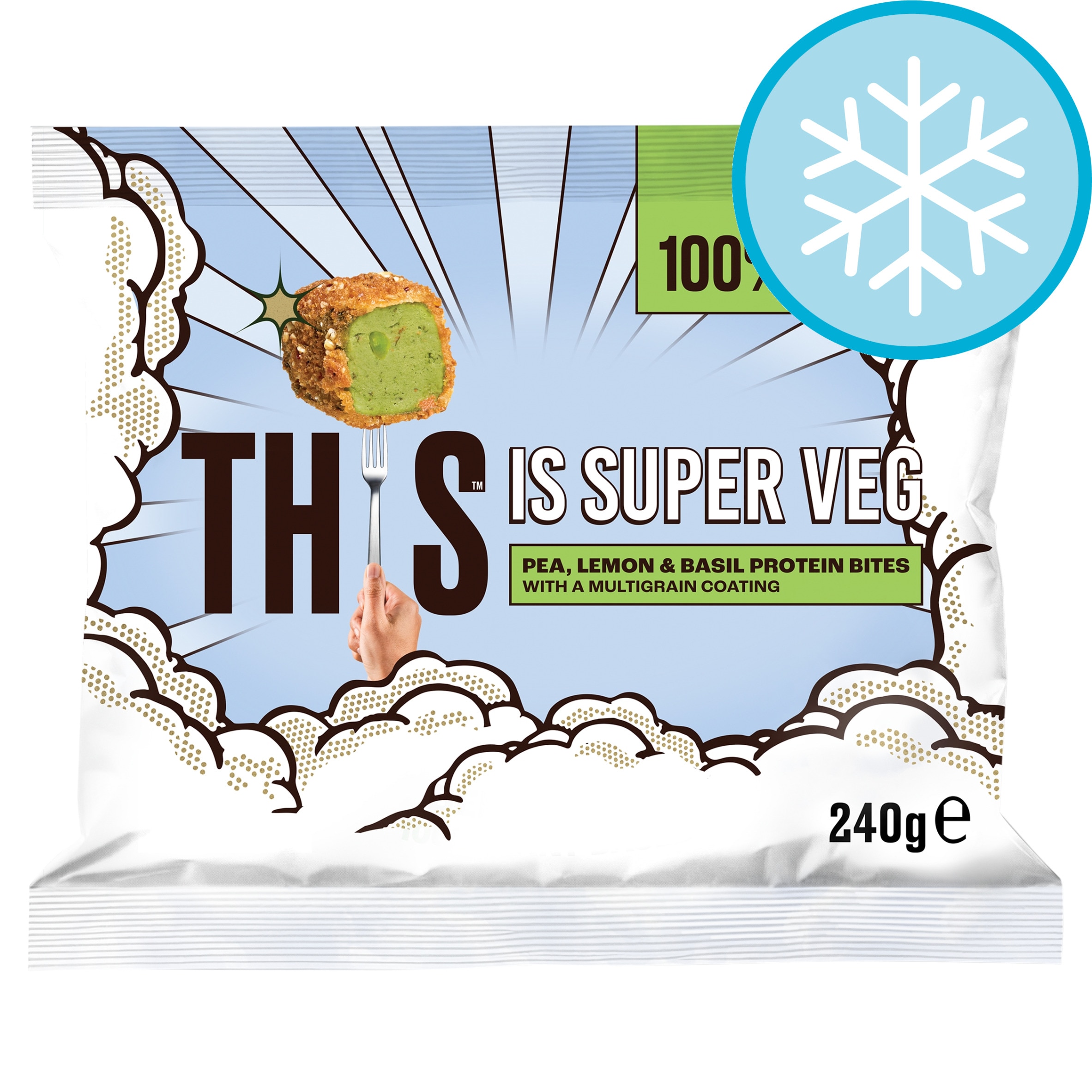 THIS IS SuperVeg Bites Spinach & Pea 240g