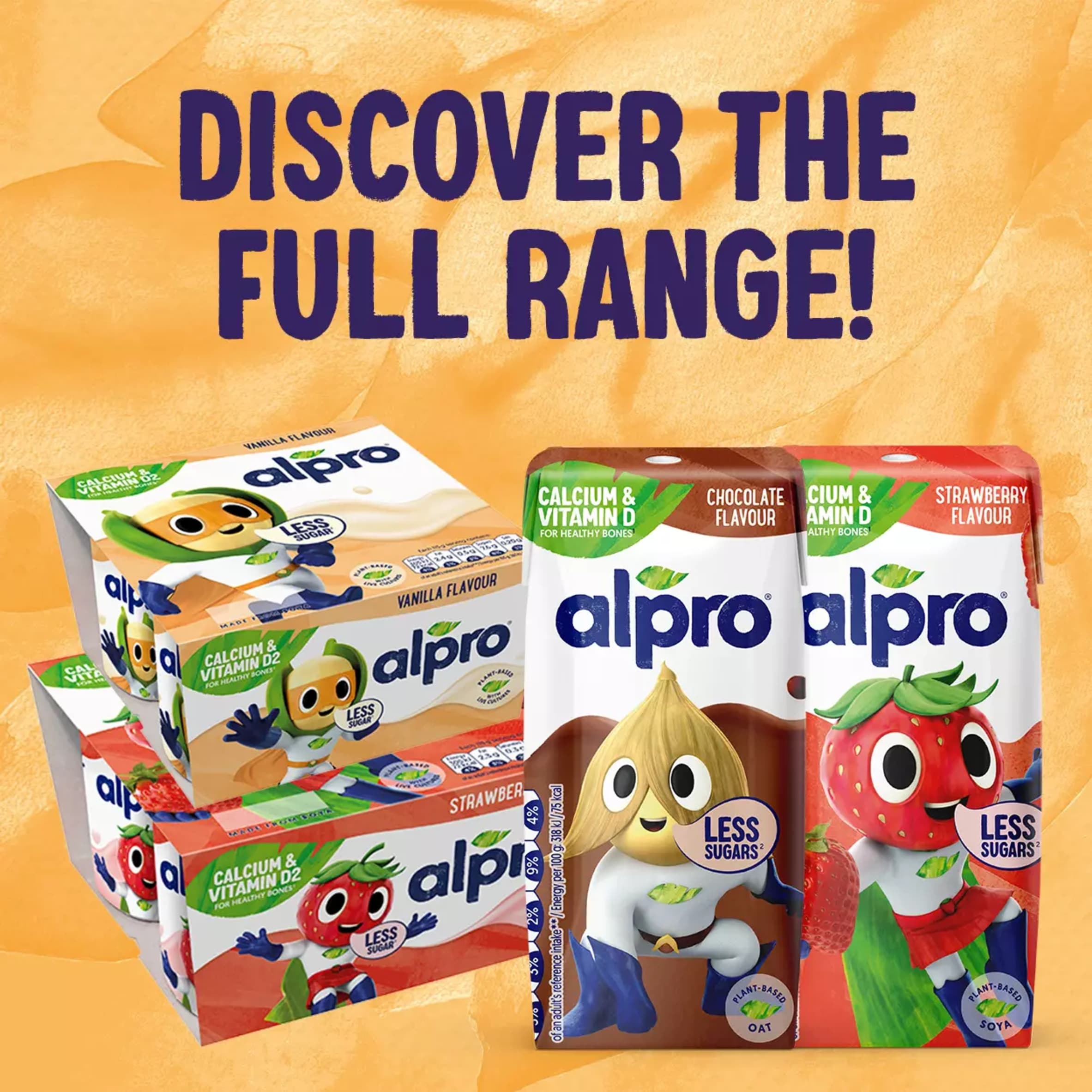 Alpro Kids Vanilla Soya Dairy Free Yoghurt Alternative 4 x 115g thumbnail 5