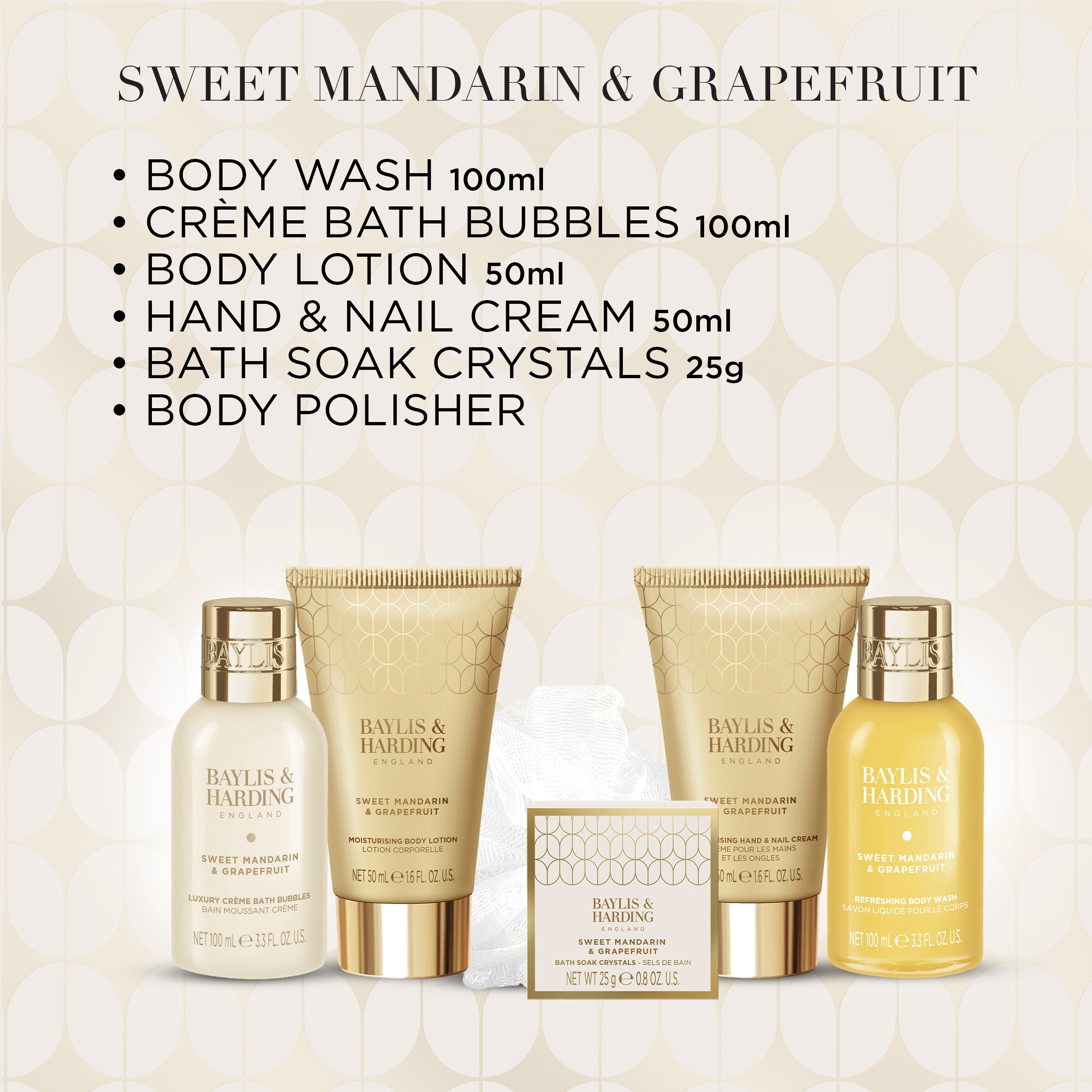 Baylis & Harding Sweet Mandarin & Grapefruit Luxury Pamper Present Gift Set thumbnail 3