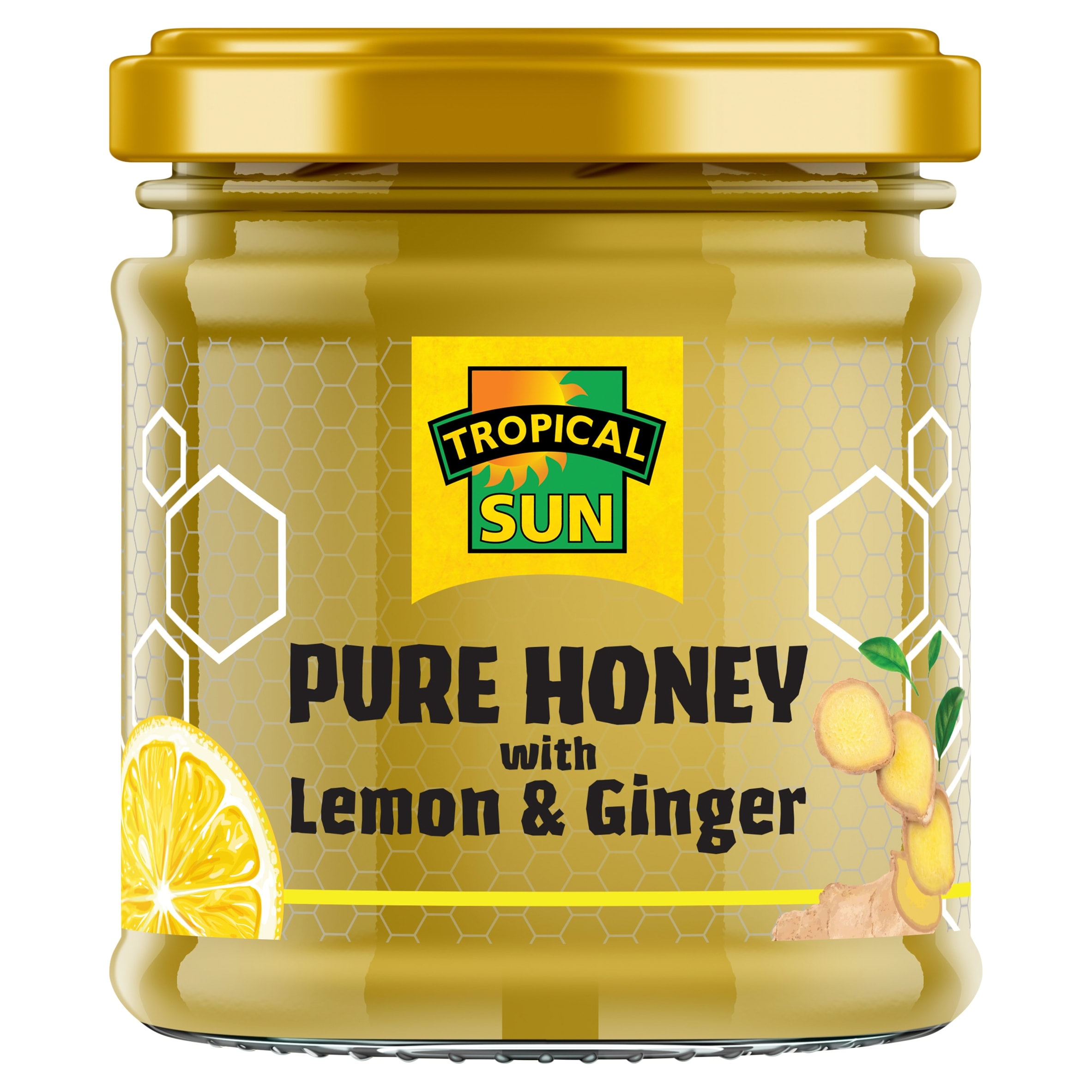 Tropical Sun Honey with Ginger and Lemon 250g