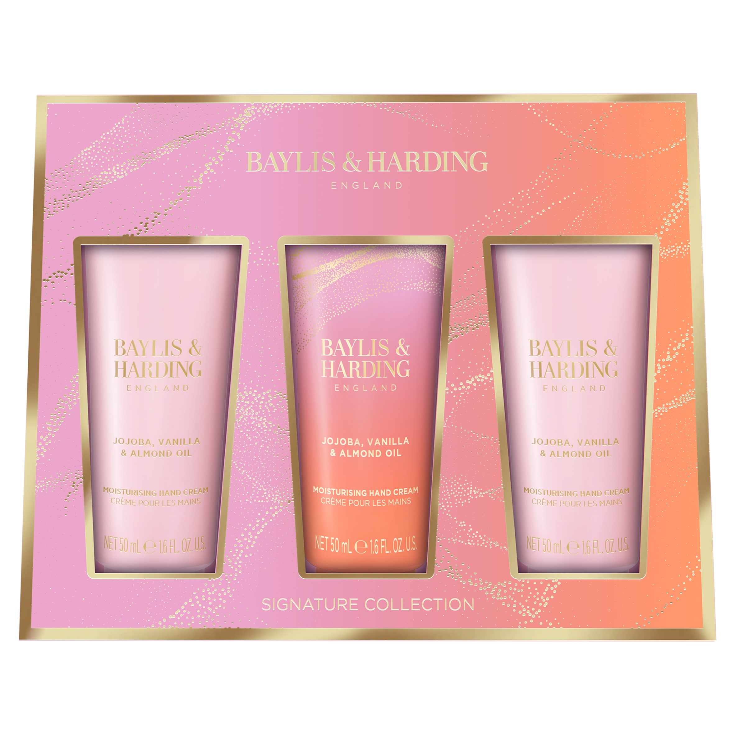 Baylis & Harding Jojoba, Vanilla & Almond Oil Luxury Hand Creams 3x 50ml