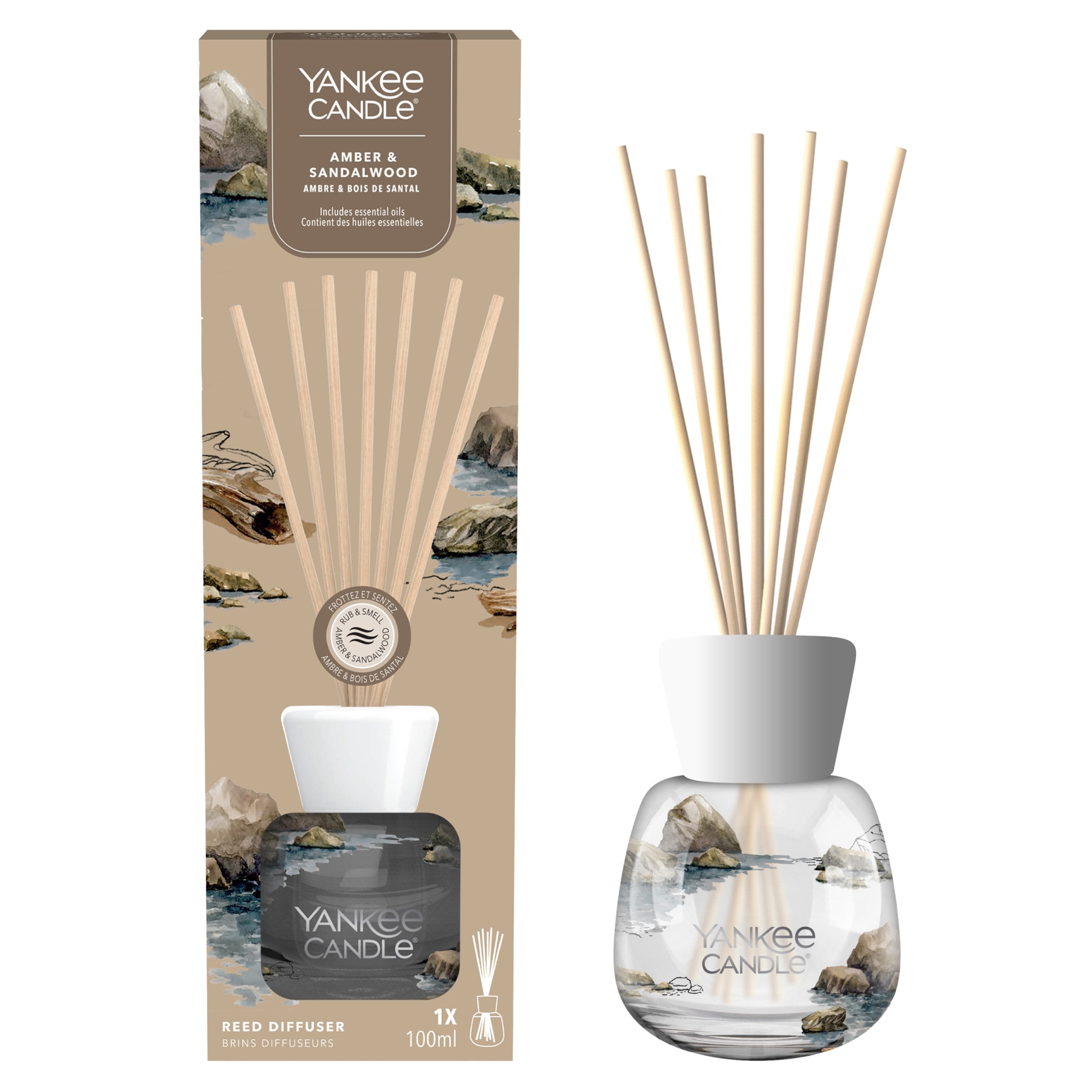 Yankee Candle Classic Amber & Sandalwood Reed Diffuser 100ml
