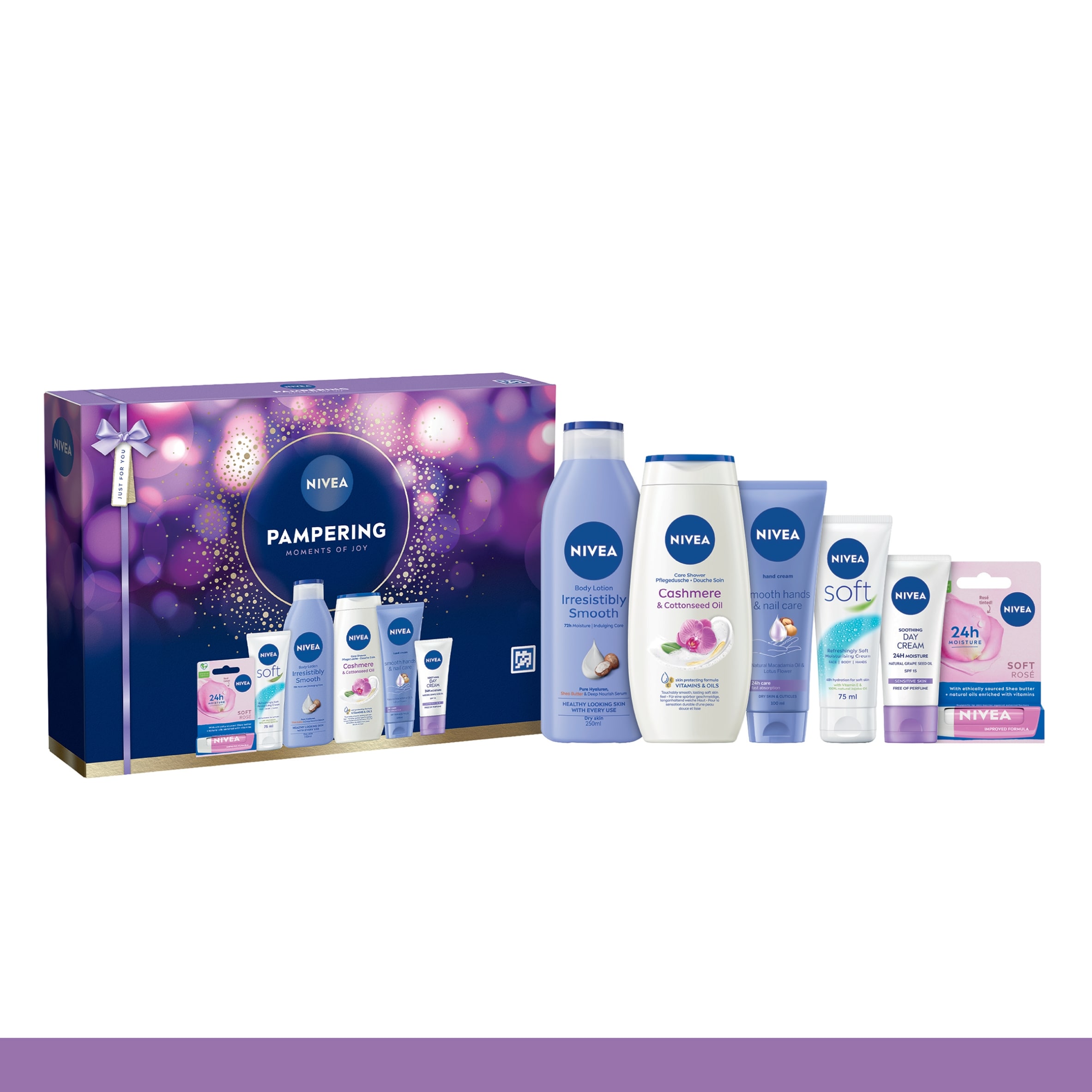 NIVEA Pampering Moments of Joy Skincare Gift Set thumbnail 2