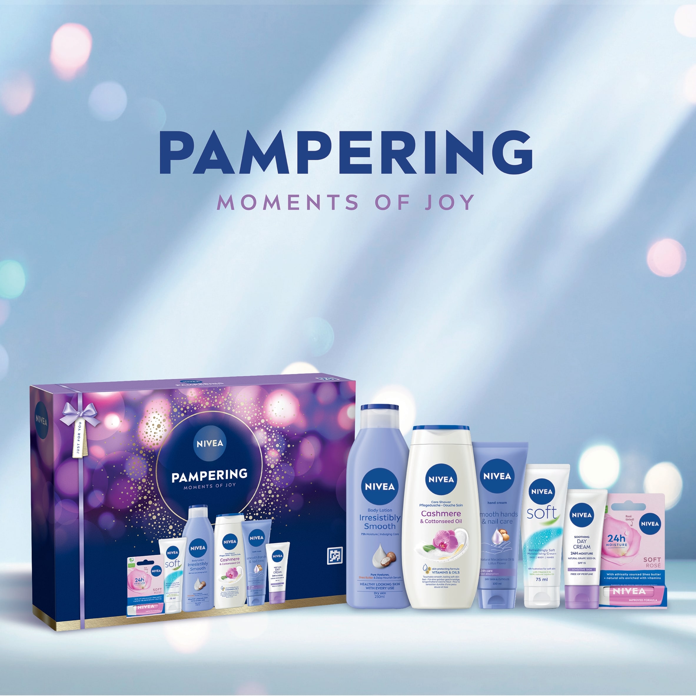 NIVEA Pampering Moments of Joy Skincare Gift Set thumbnail 3