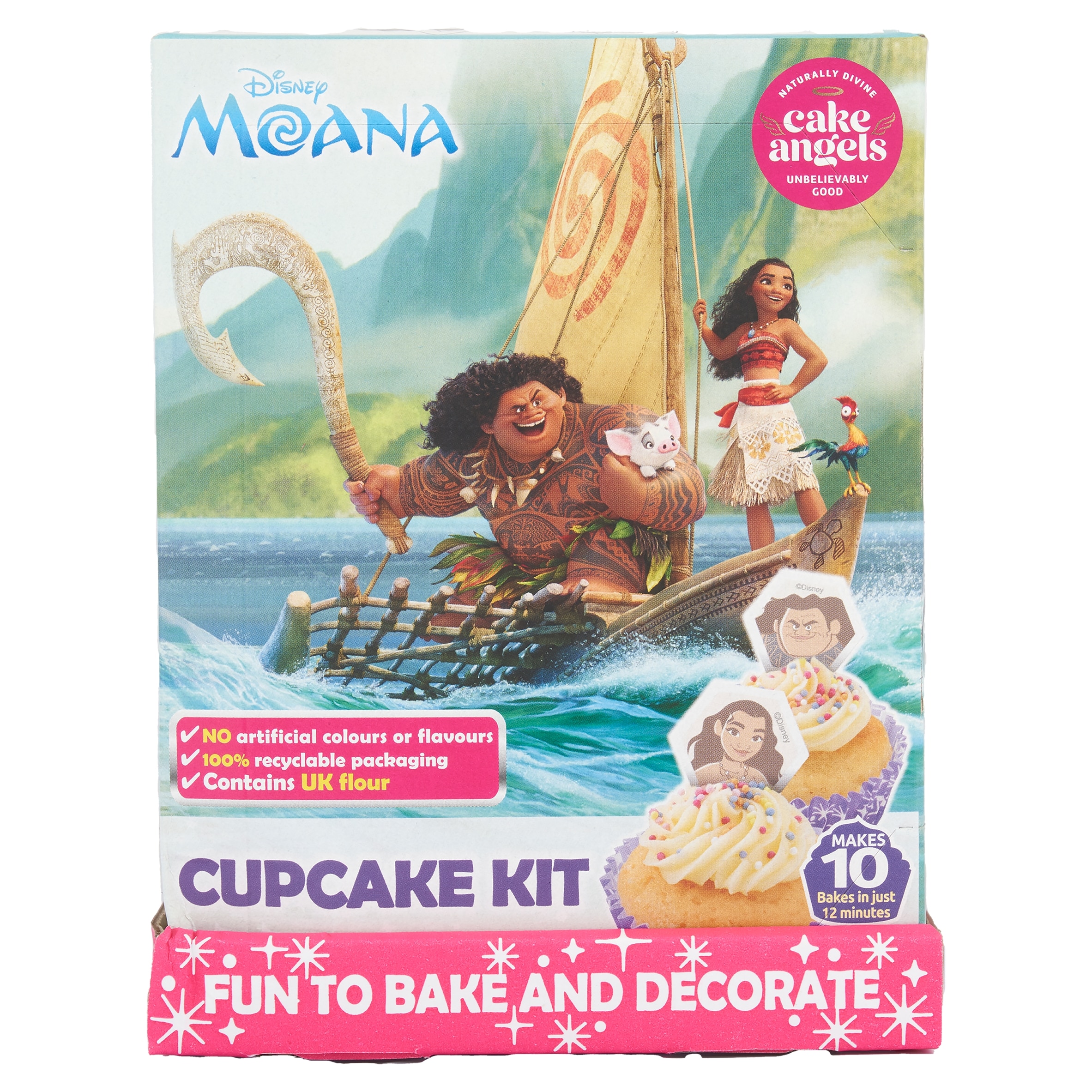 Cake Angels Disney Moana Cup cake kit Plain 171g thumbnail 2