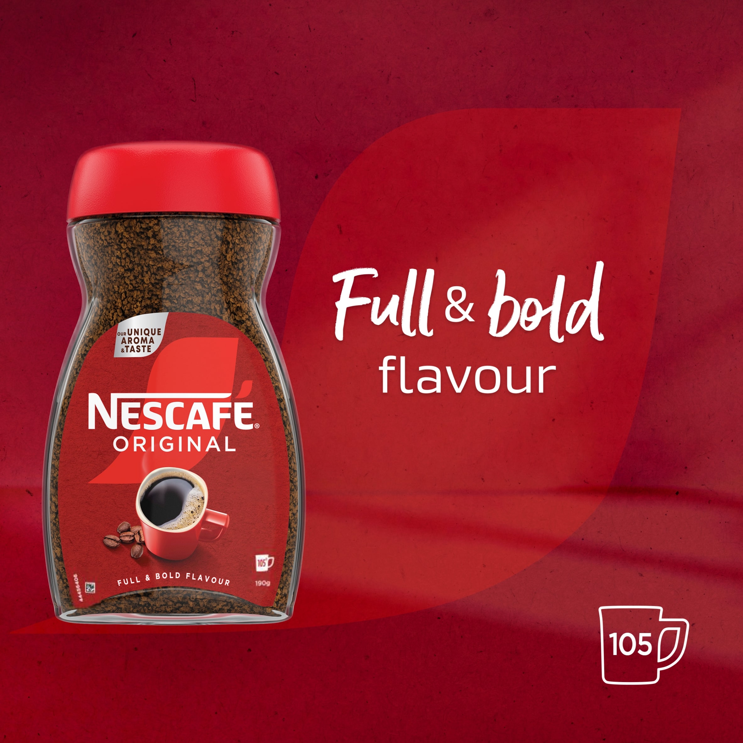 Nescafe Original Instant Coffee 190g thumbnail 3