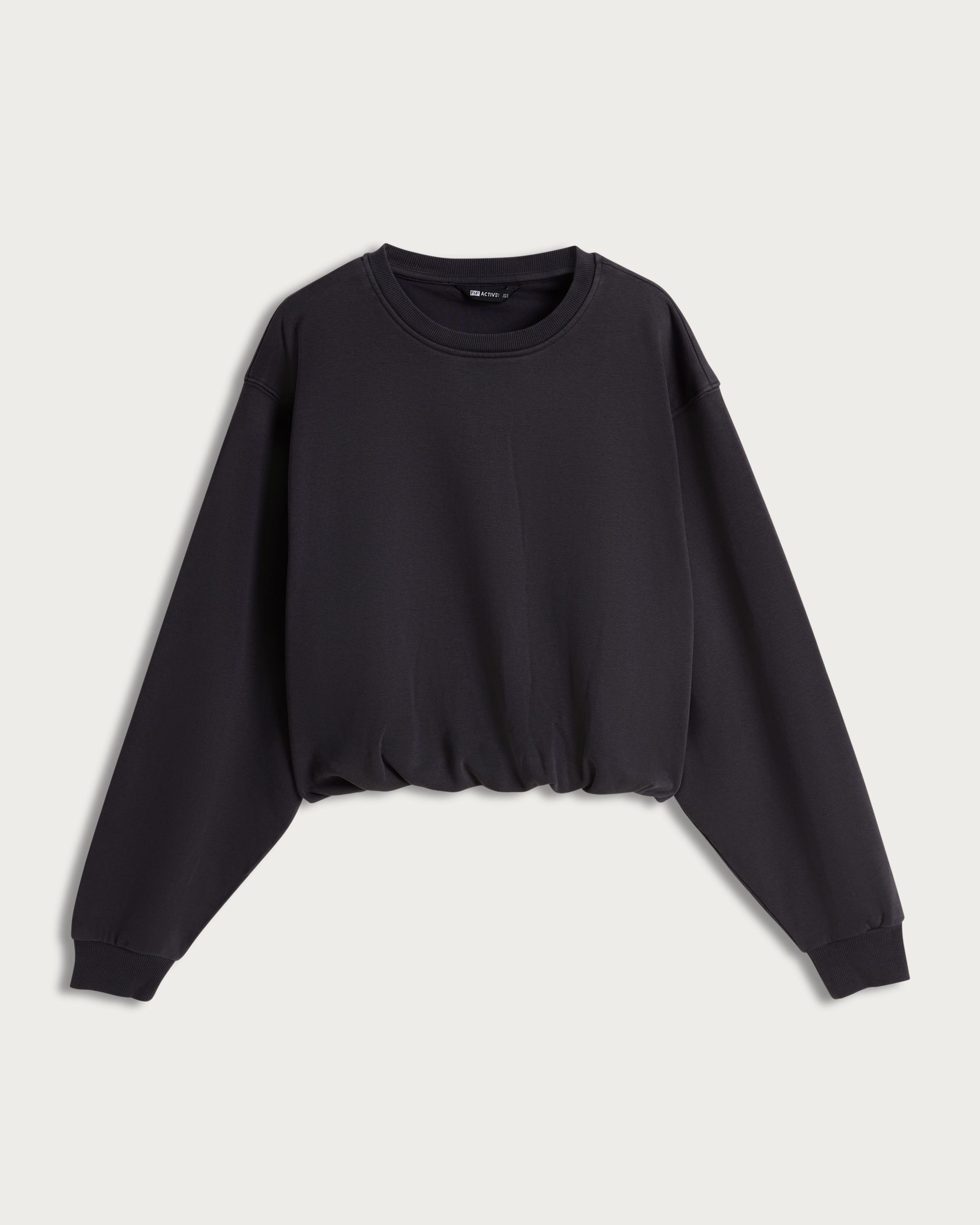 F&F Active Bubble Hem Sweatshirt in Grey thumbnail 4