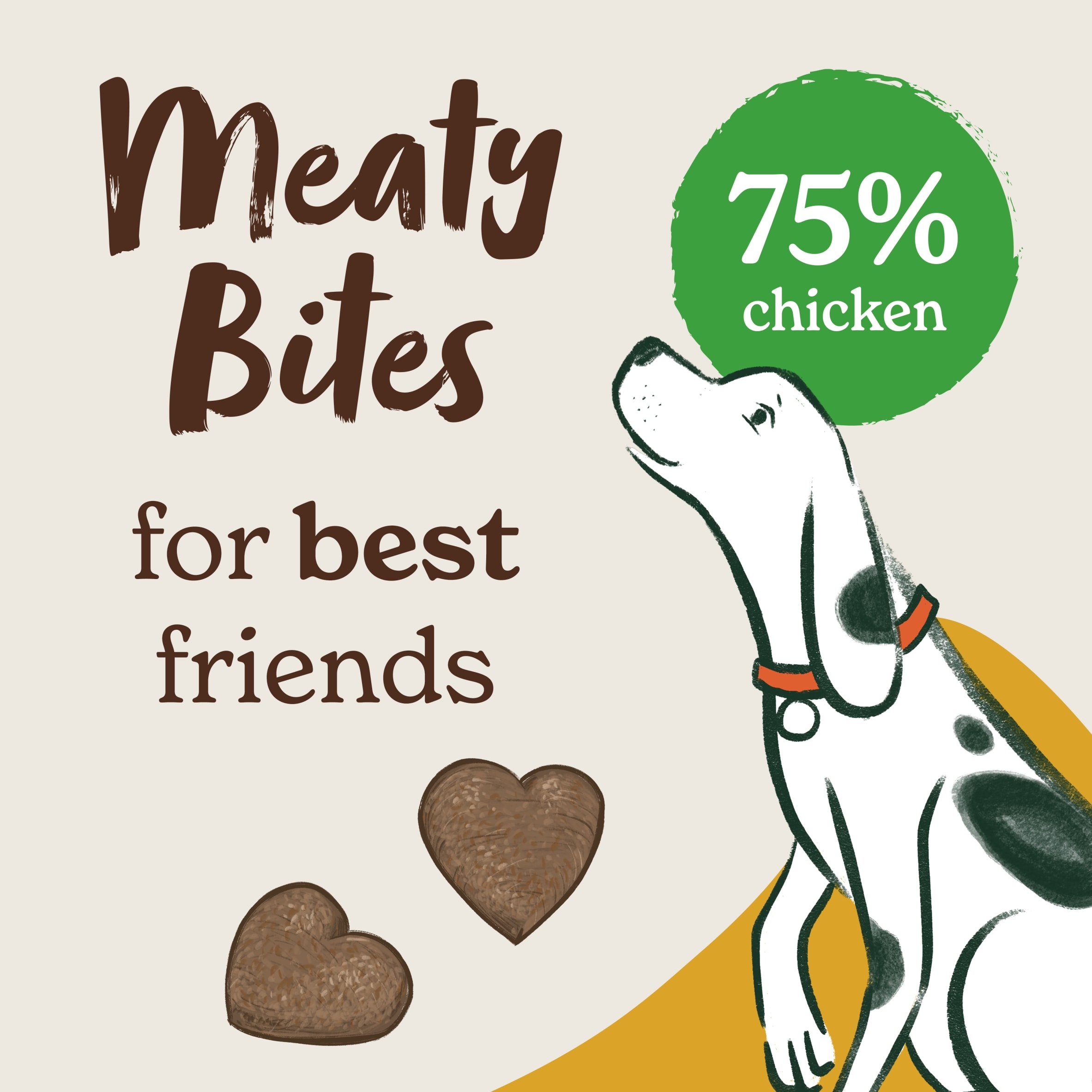 Forthglade Meaty Bites Chicken with Apple Dog Treats 70g thumbnail 2