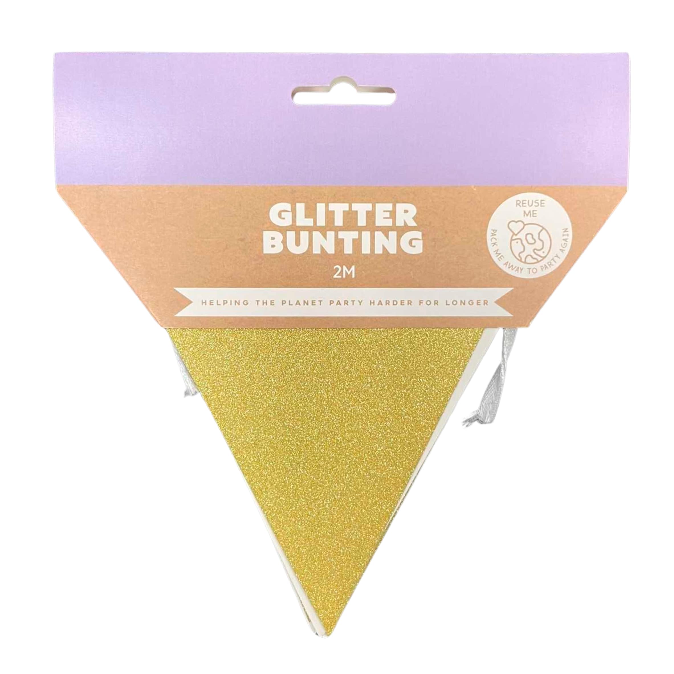 Mad Party Glitter Bunting 2M