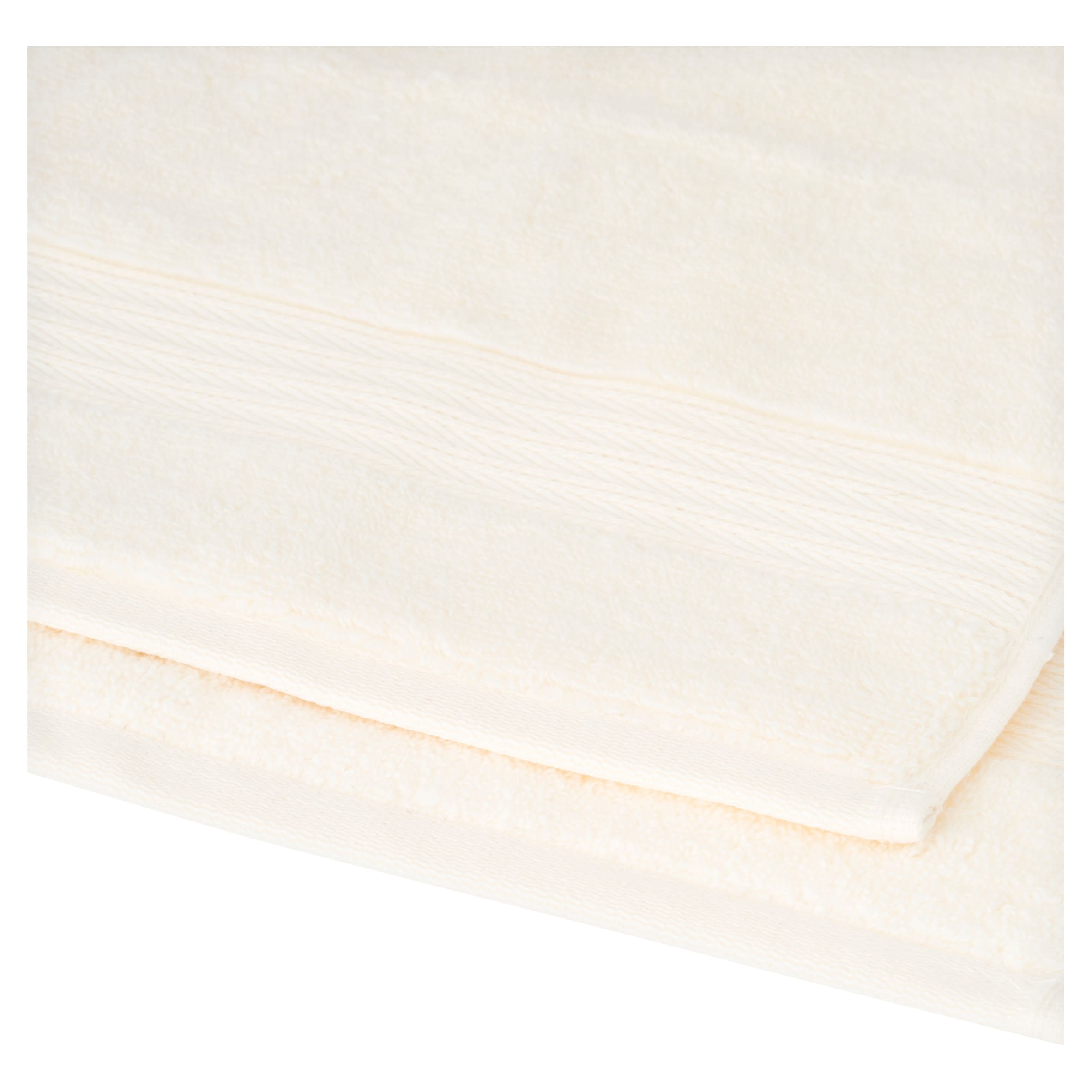 F&F Home Cream Supersoft Cotton Bath Towel thumbnail 2