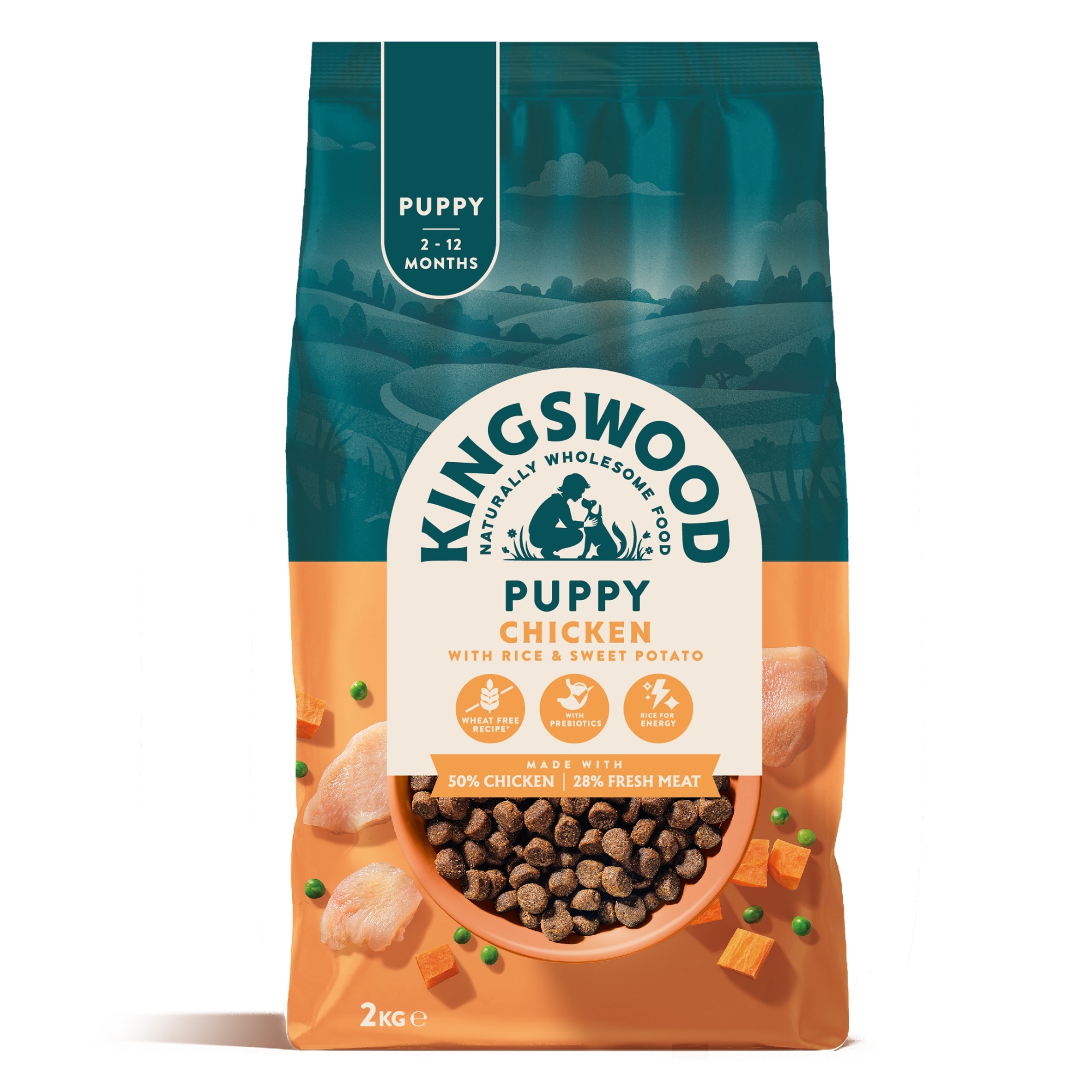Kingswood Puppy, Chicken with Rice & Sweet Potato, 2Kg