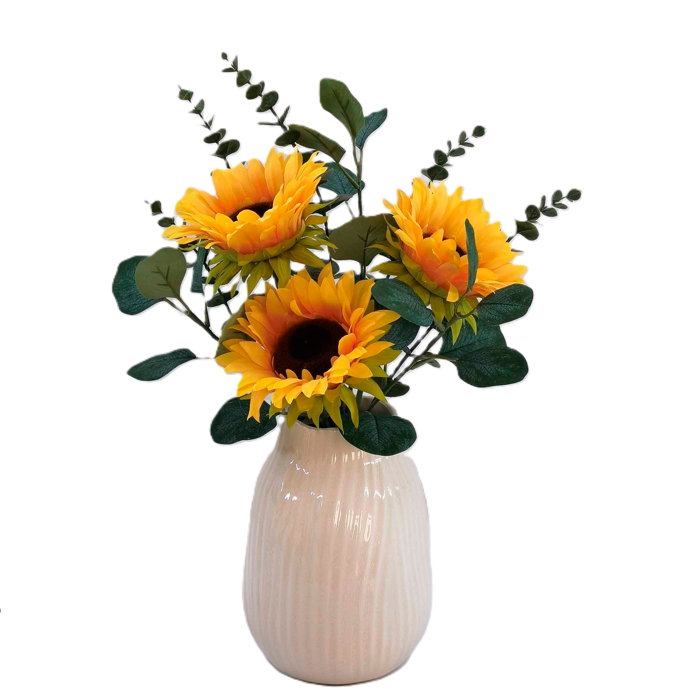 Bayswood Flora & Fern Sunflower in ceramic pot