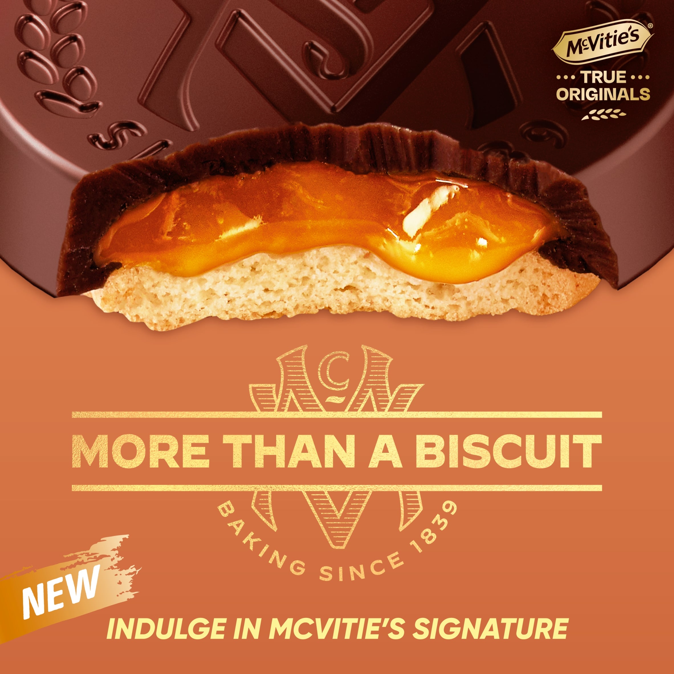 McVitie's Signature Dark Chocolate Rounds Biscuits 109g thumbnail 3