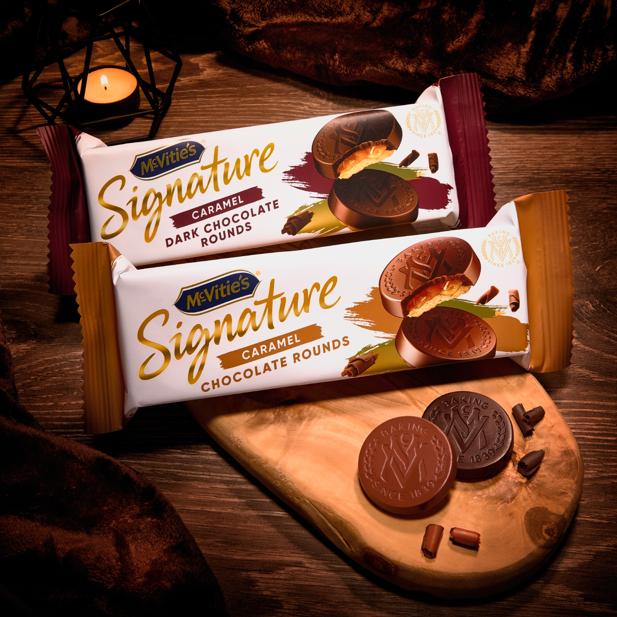 McVitie's Signature Dark Chocolate Rounds Biscuits 109g thumbnail 4