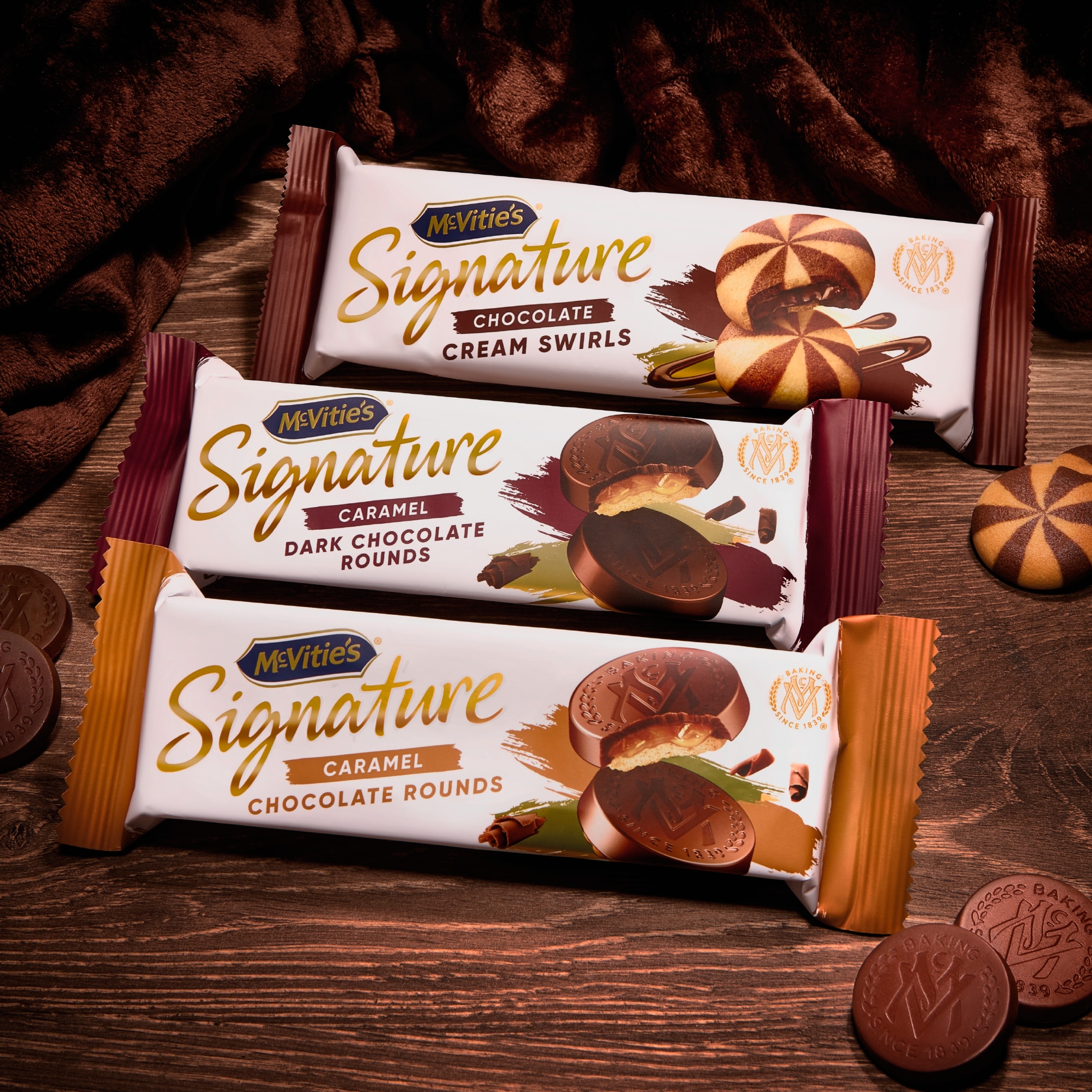 McVitie's Signature Dark Chocolate Rounds Biscuits 109g thumbnail 5