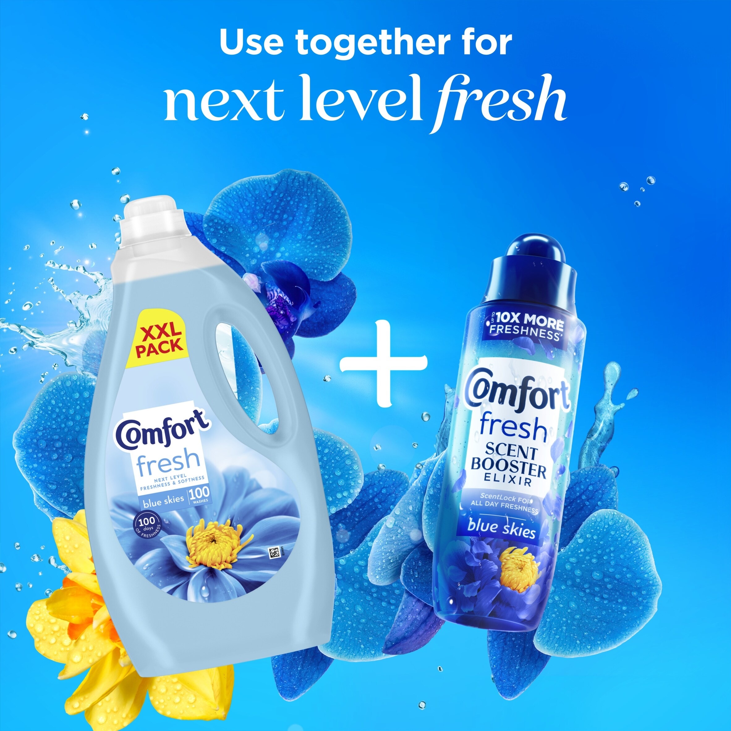 Comfort Clear Skies Fabric Conditioner 100 Washes 3000ml thumbnail 4