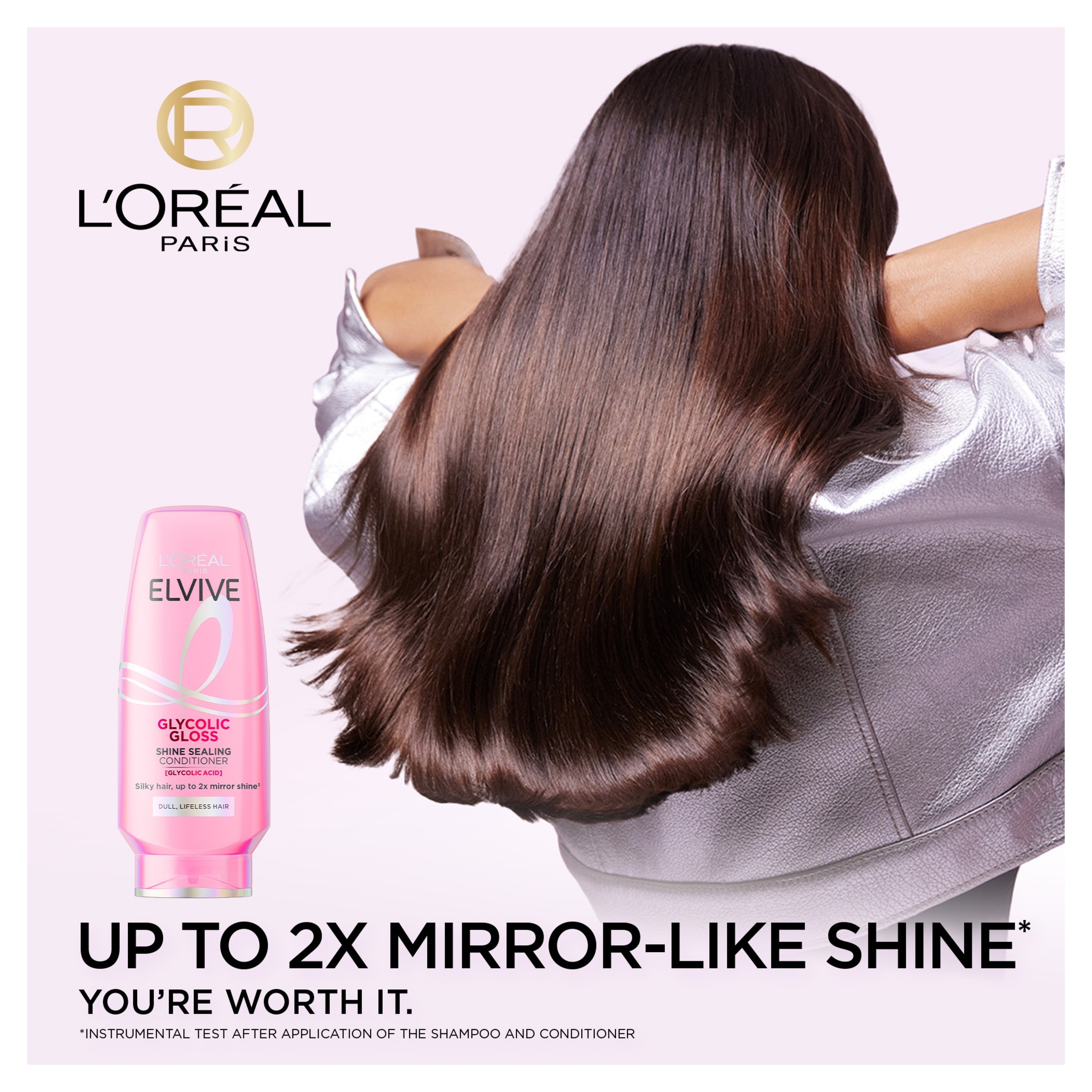 L'Oreal Elvive Glycolic Gloss Conditioner 300Ml thumbnail 2