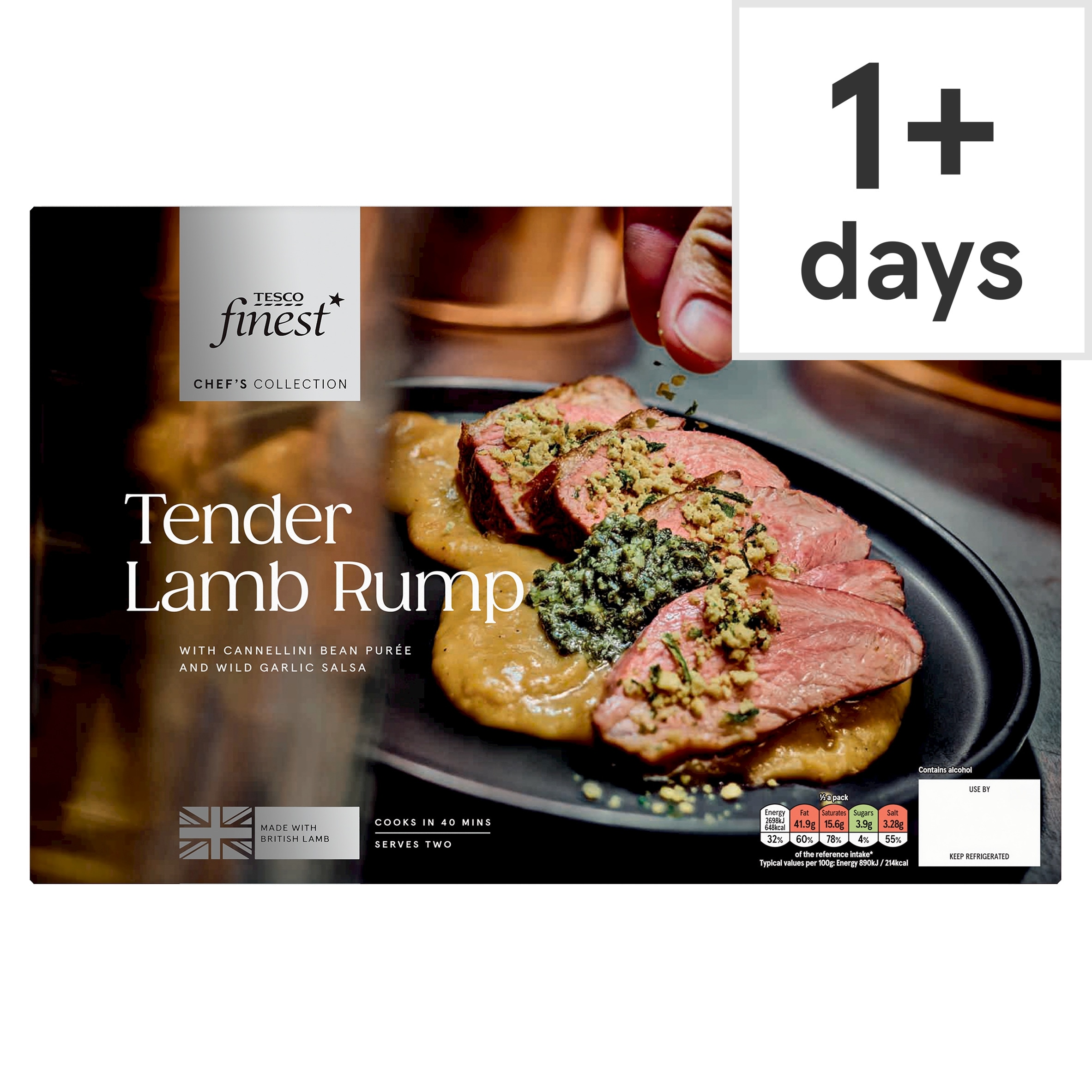 Tesco Finest Chef's Collection Tender Lamb Rump 640g