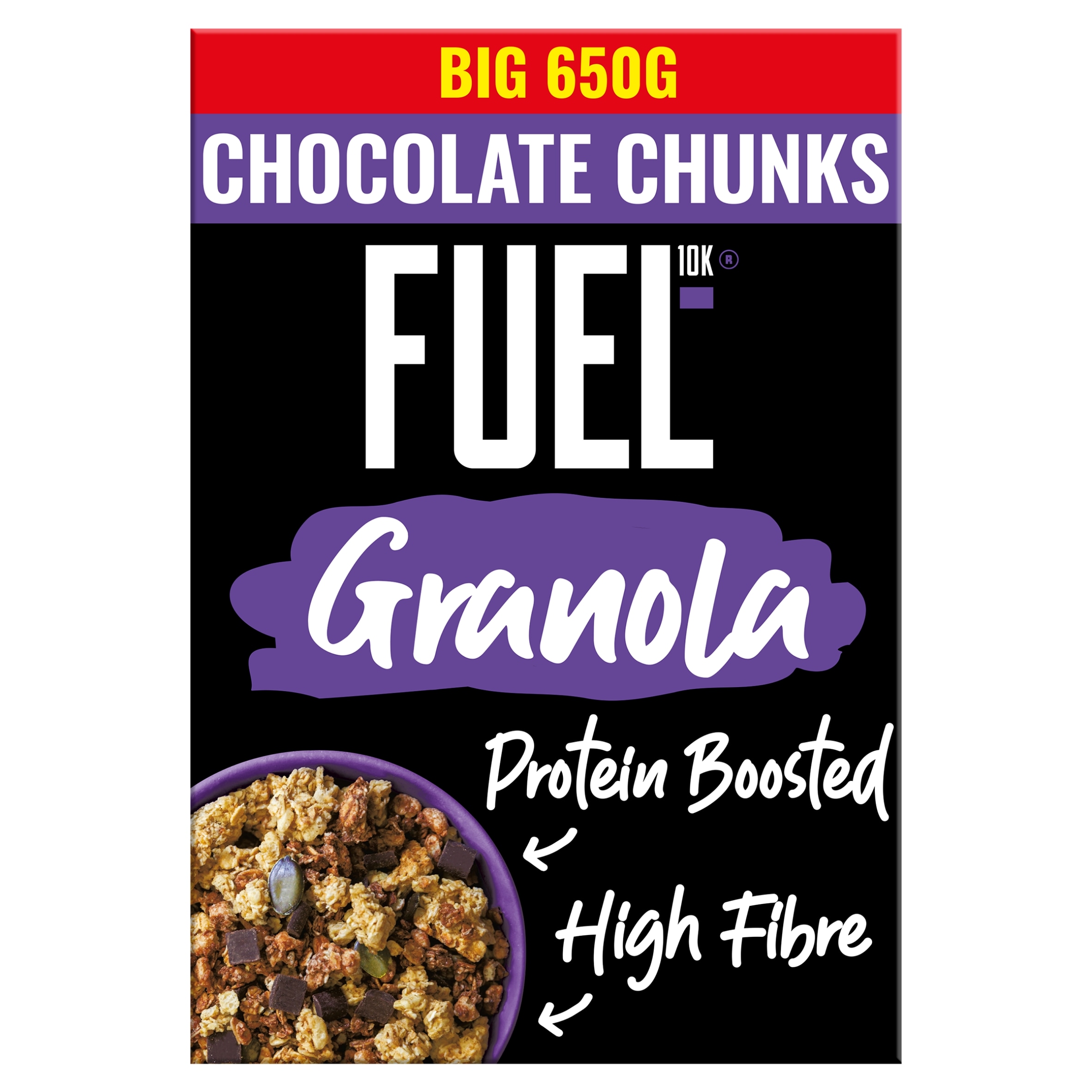 FUEL10K Chocolate Chunks Protein Granola Breakfast Cereal 650g