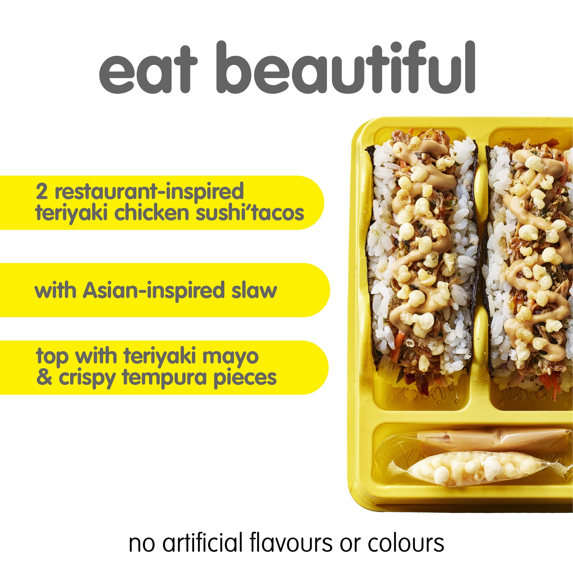itsu teriyaki chicken sushi taco 213g thumbnail 2
