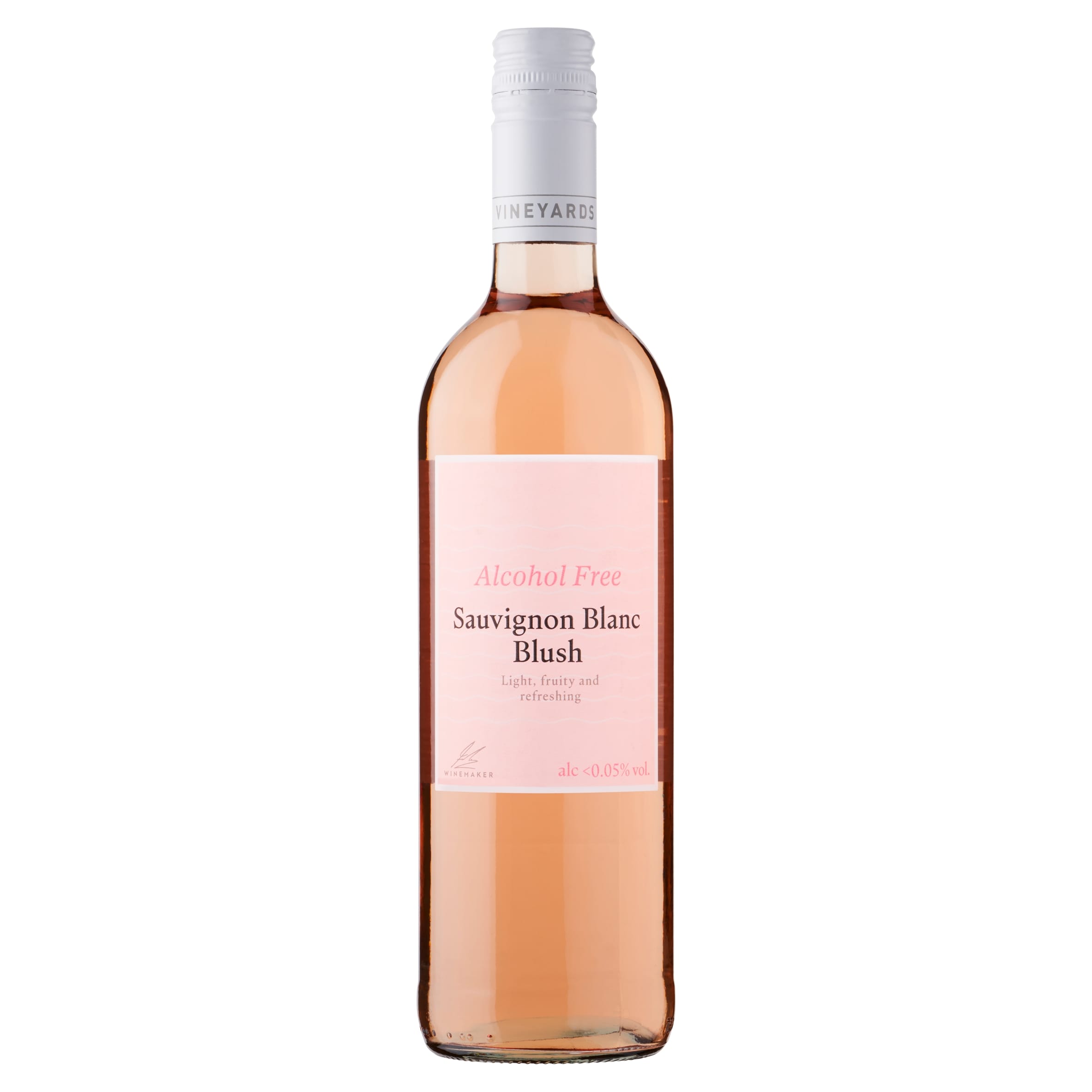Vineyards Alcohol Free Sauvignon Blanc Blush 75cl