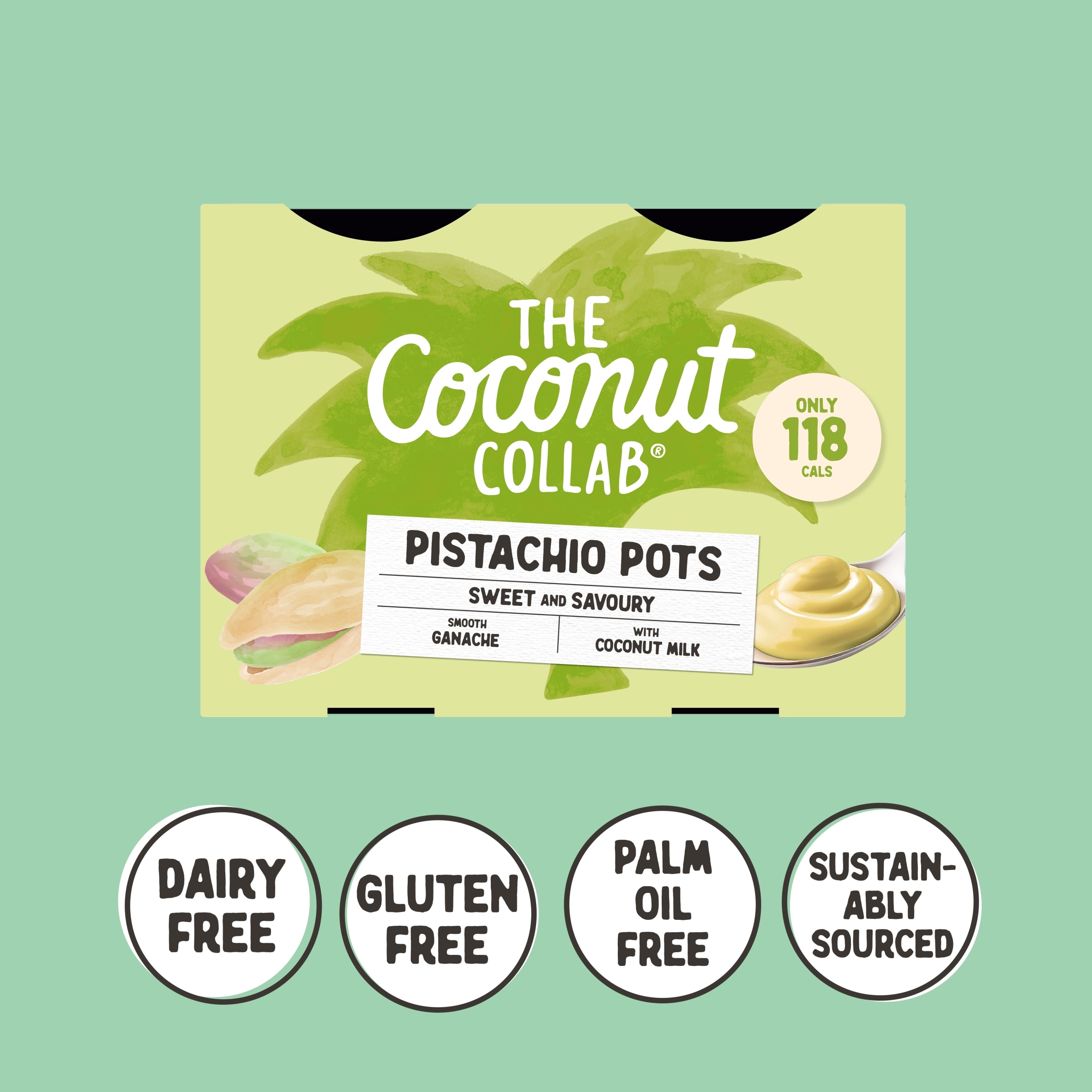 The Coconut Collab Pistachio Pots 4x45g thumbnail 2