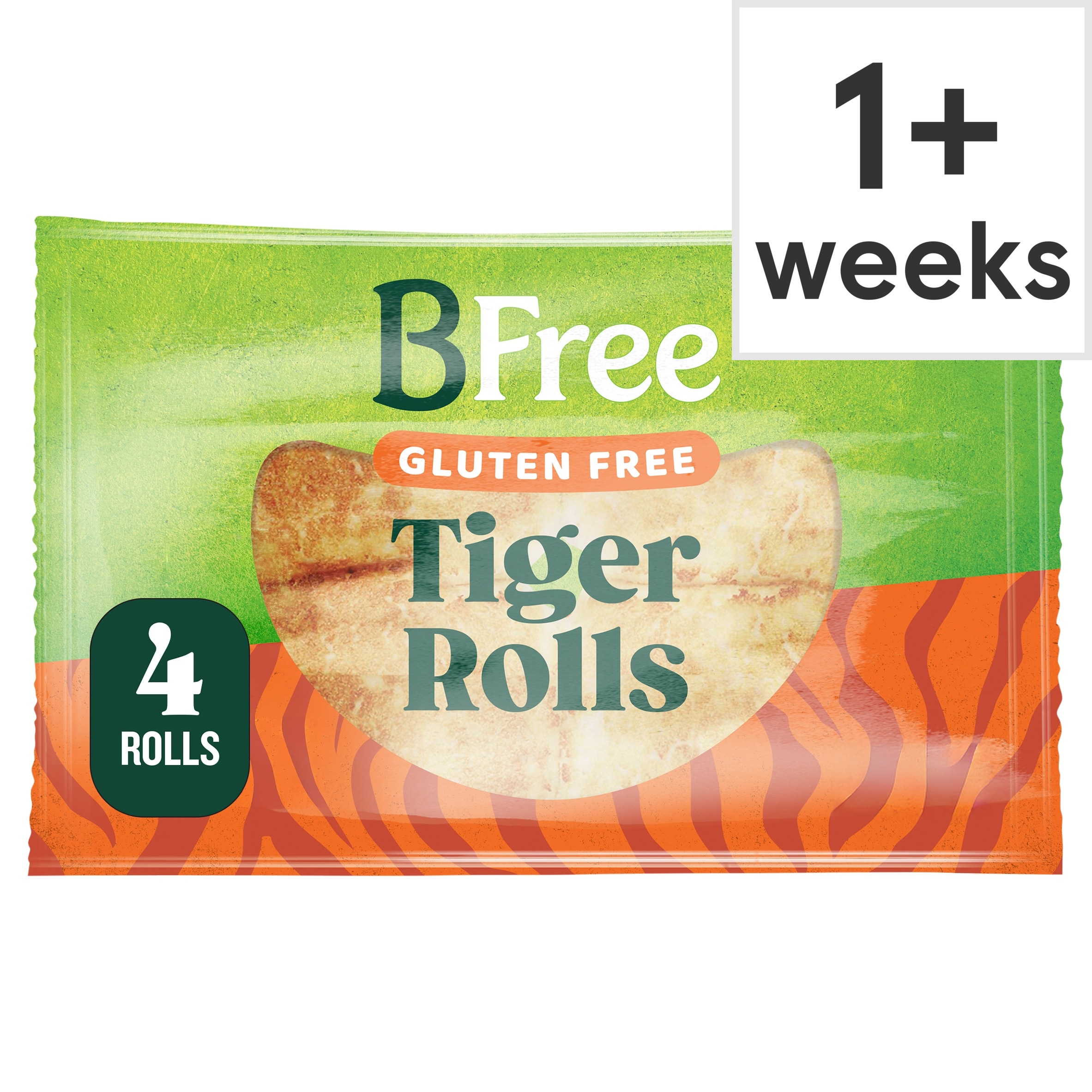 BFree Gluten Free Tiger Rolls 4 Rolls 240g