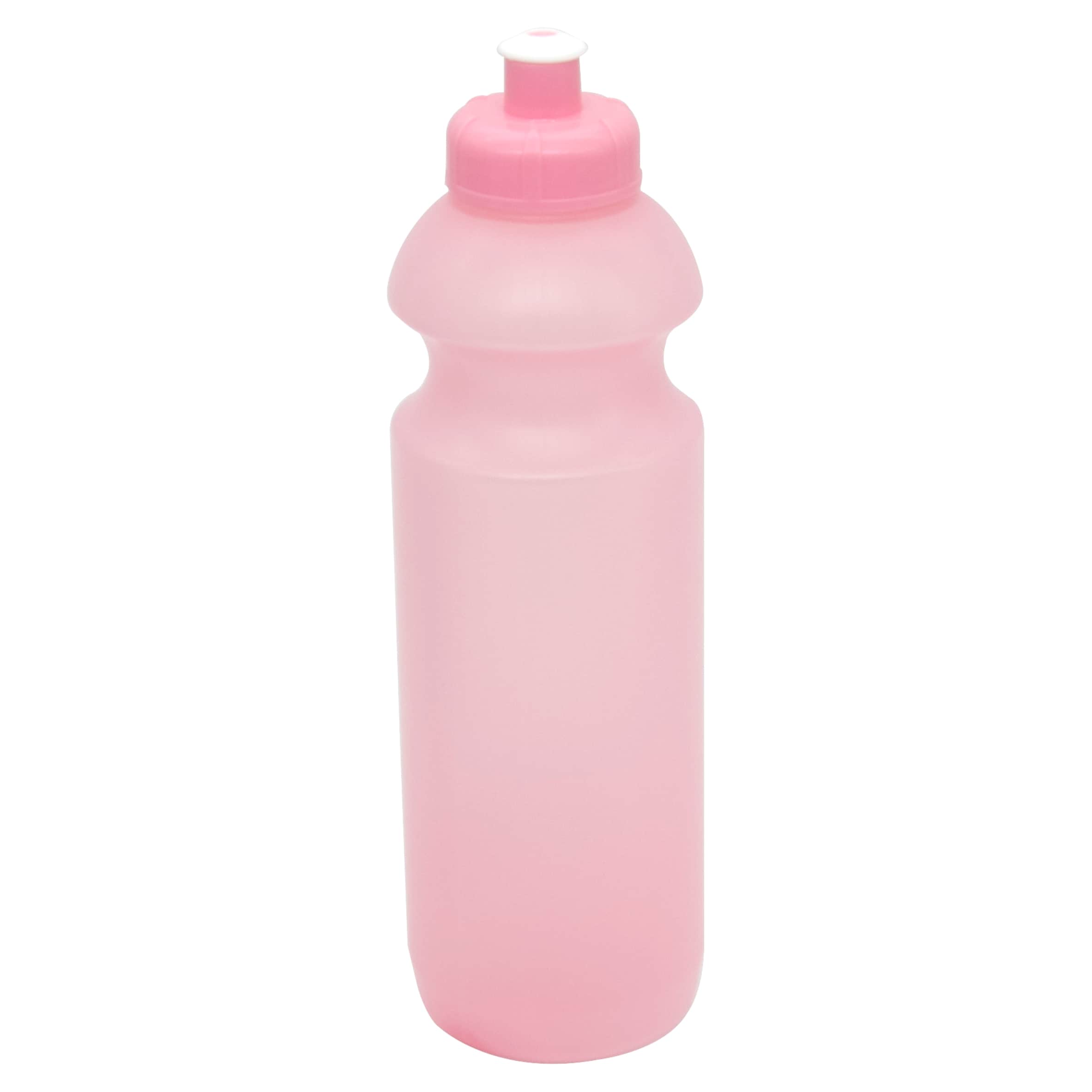 Tesco Pink Sports Water Bottle 750ml