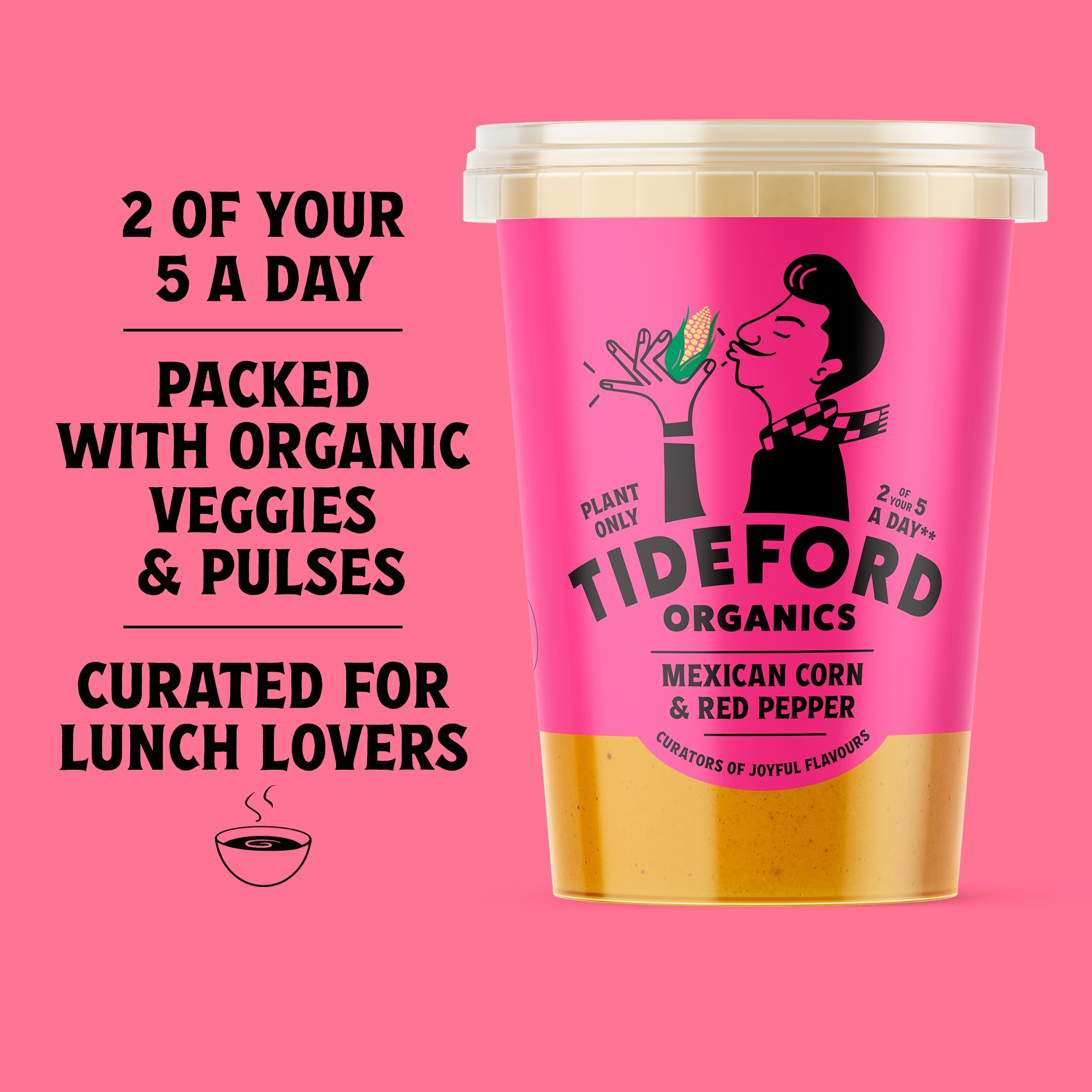 Tideford Organics Mexican Corn & Red Pepper Soup 560g thumbnail 2