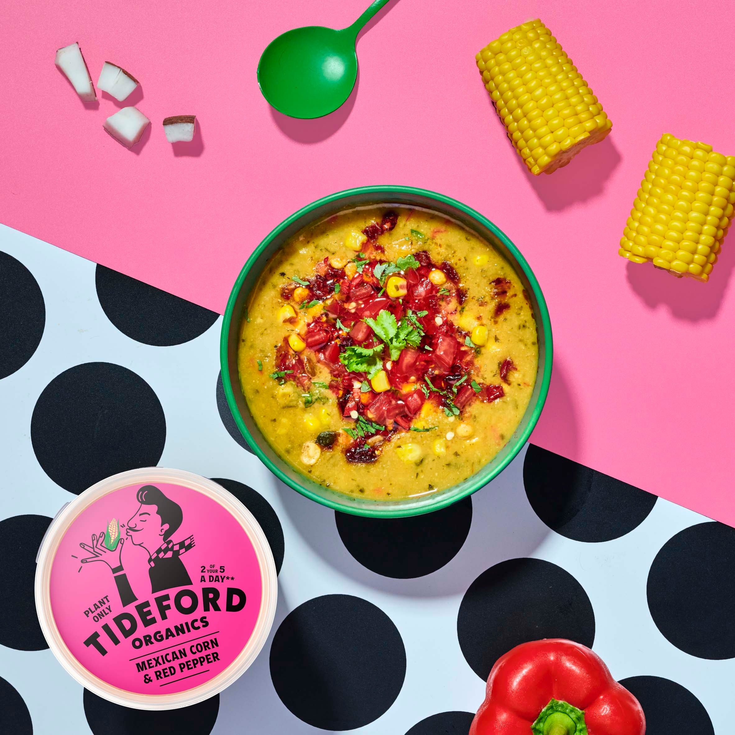 Tideford Organics Mexican Corn & Red Pepper Soup 560g thumbnail 3