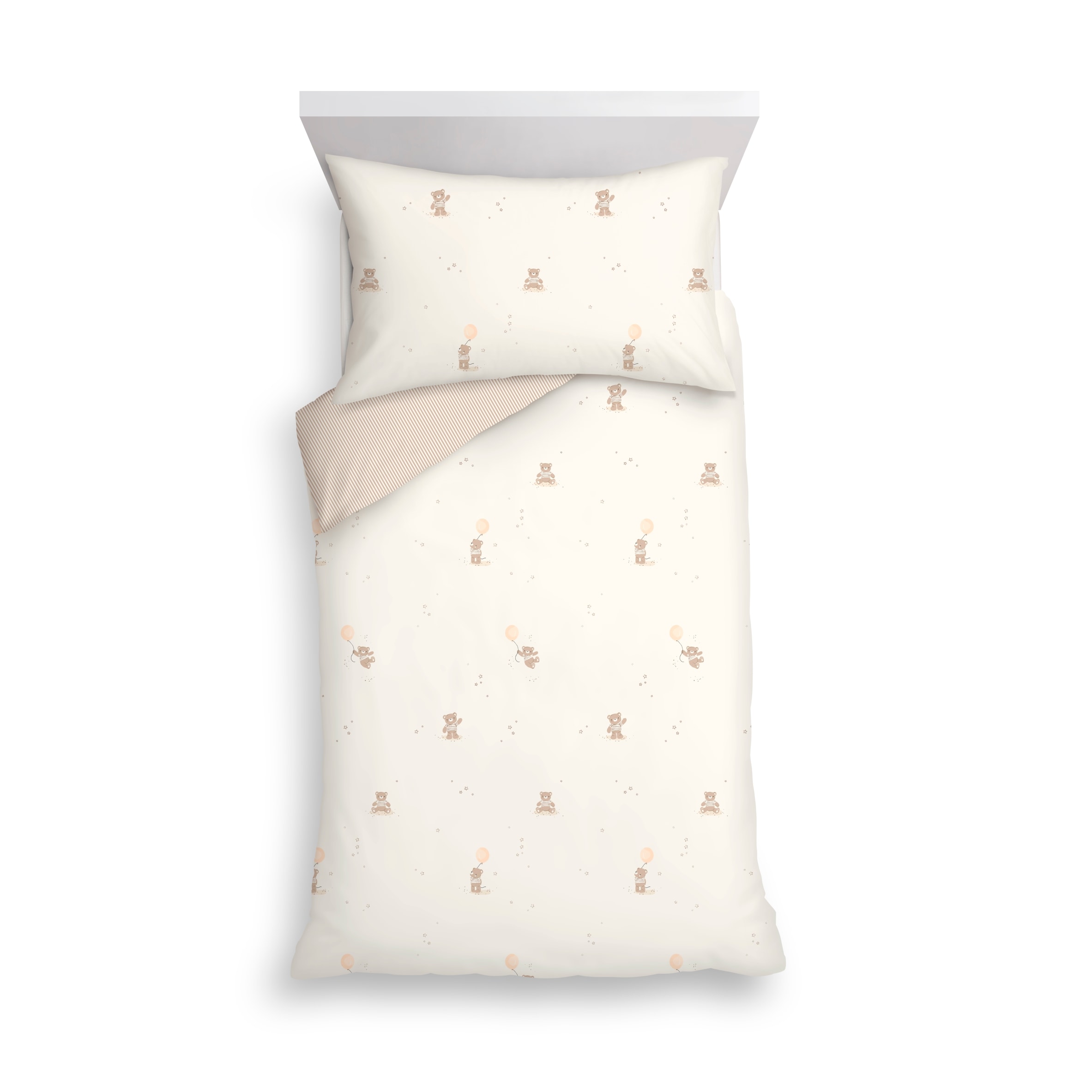 Fred & Flo Teddy Bear Duvet Set Toddler