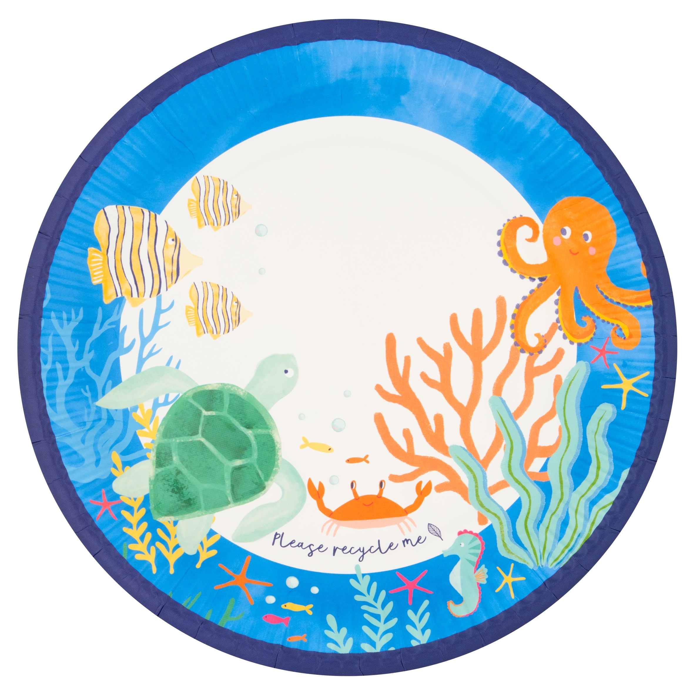 Tesco Under The Sea Paper Plates 10 Pack
