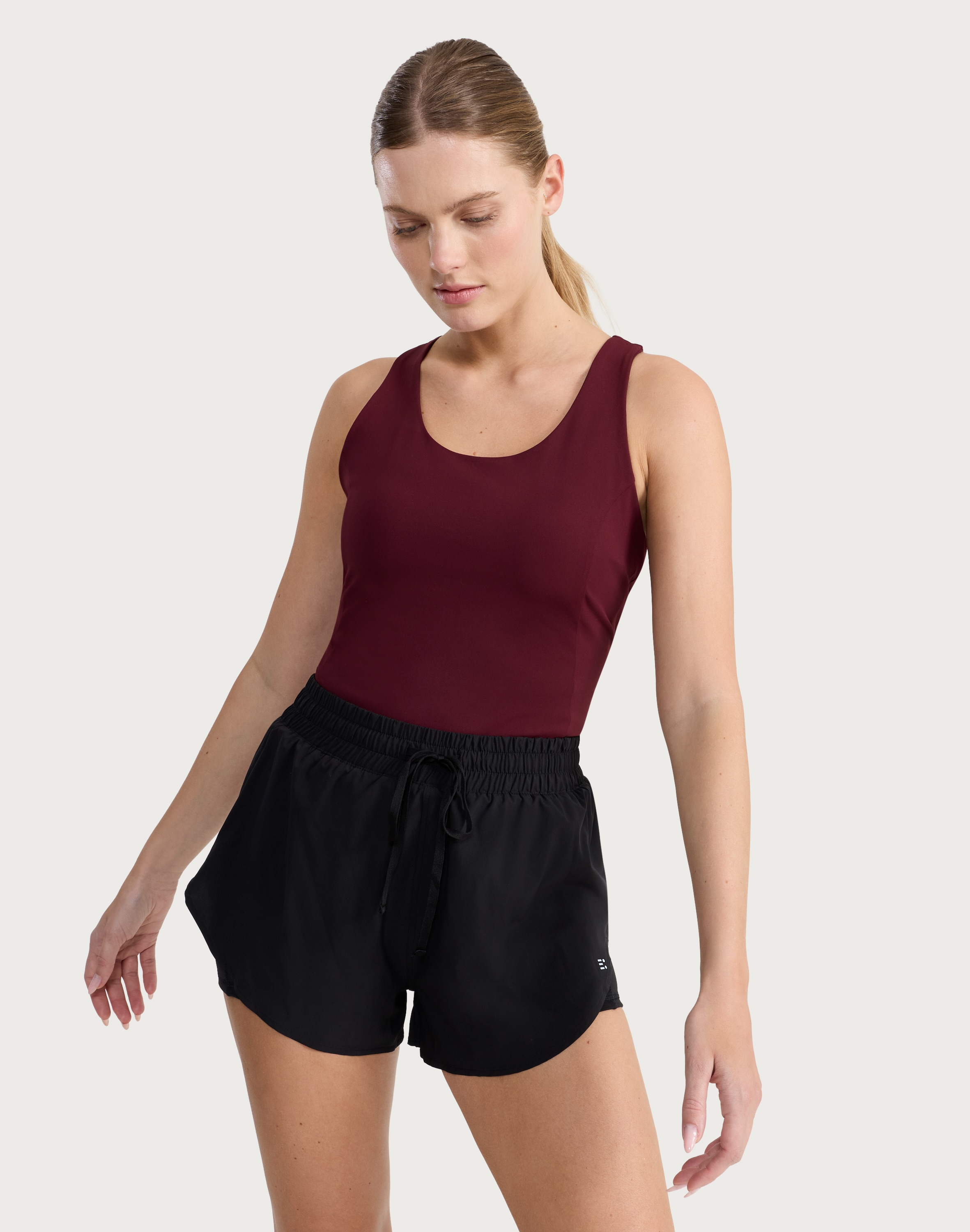 F&F Active ULTRARUN 2 in 1 Shorts in Black thumbnail 2