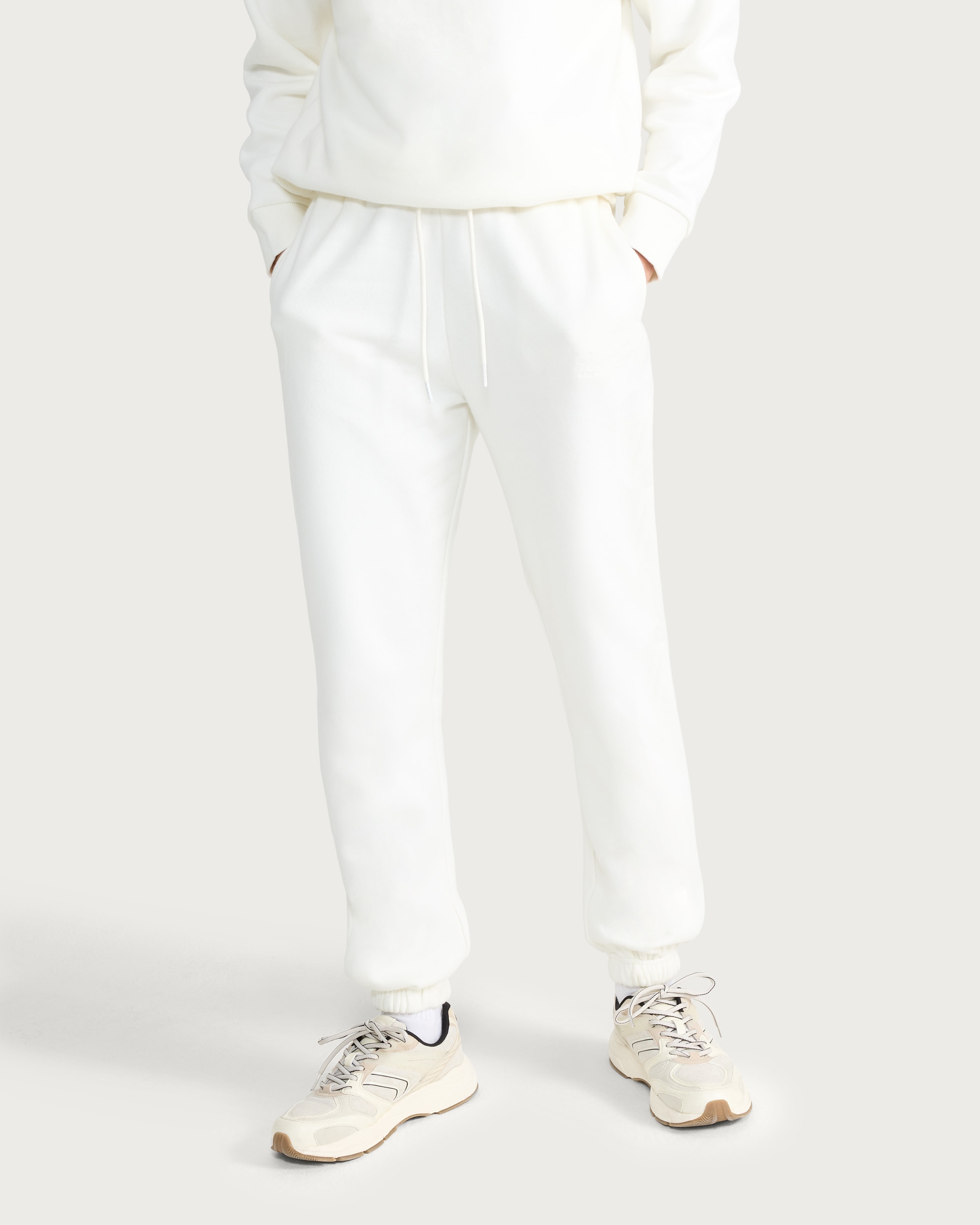 F&F Active AFTERCLASS Rest Day Cuffed Co-ord Joggers in Cream