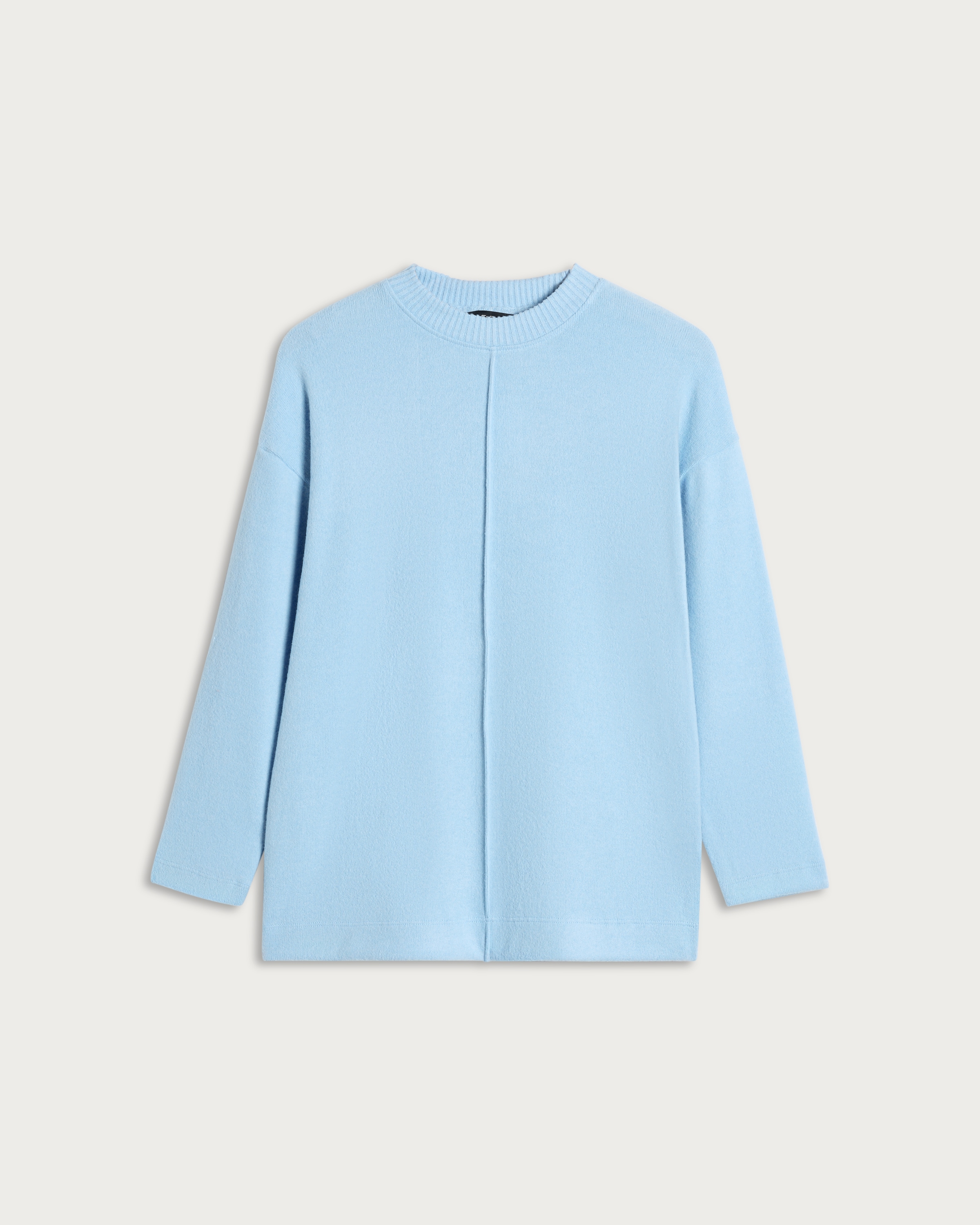F&F Textured Long Sleeved Jumper in Blue thumbnail 4