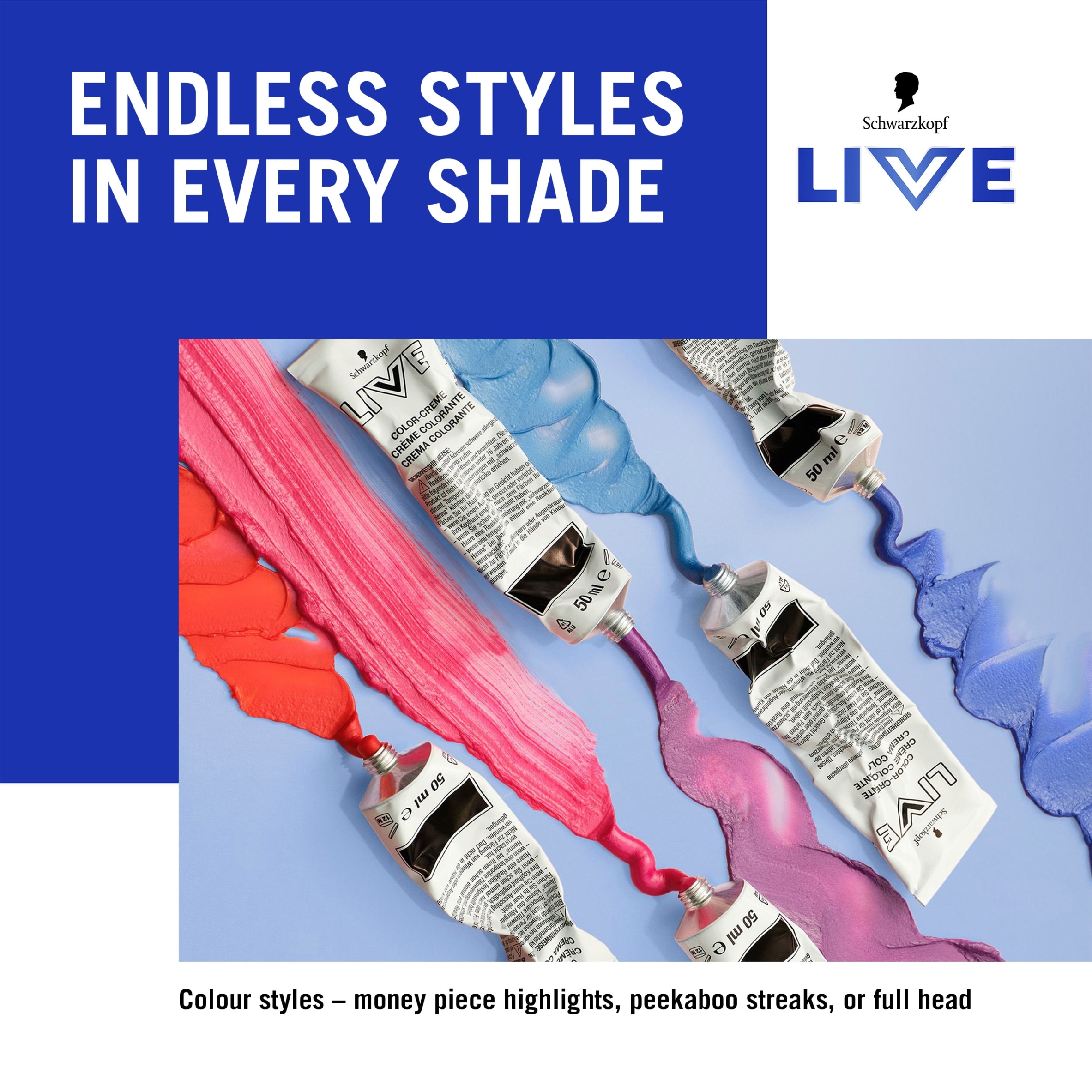 Schwarzkopf LIVE Colour Moment 094 Purple Punk Semi-Permanent Hair Dye thumbnail 4