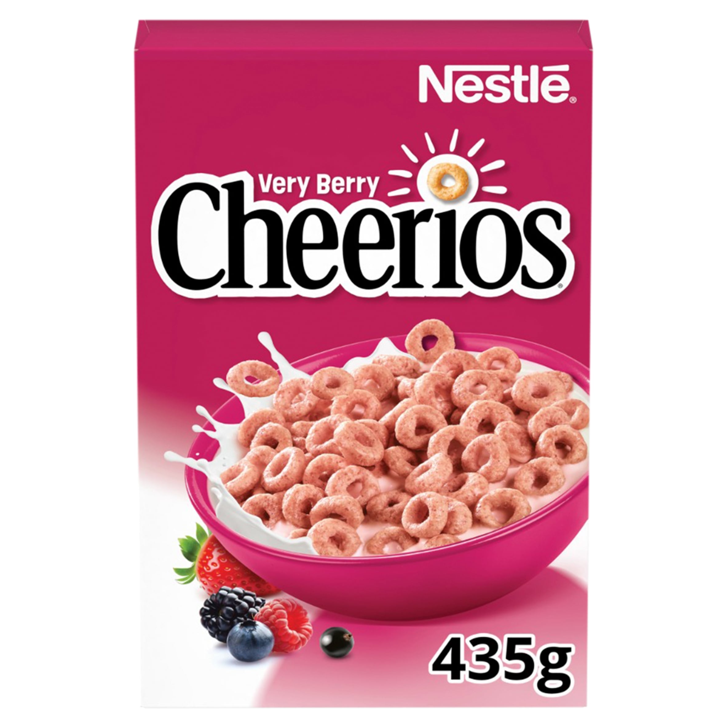 Nestlé Cheerios Very Berry Multigrain Hoop Breakfast Cereal 435g