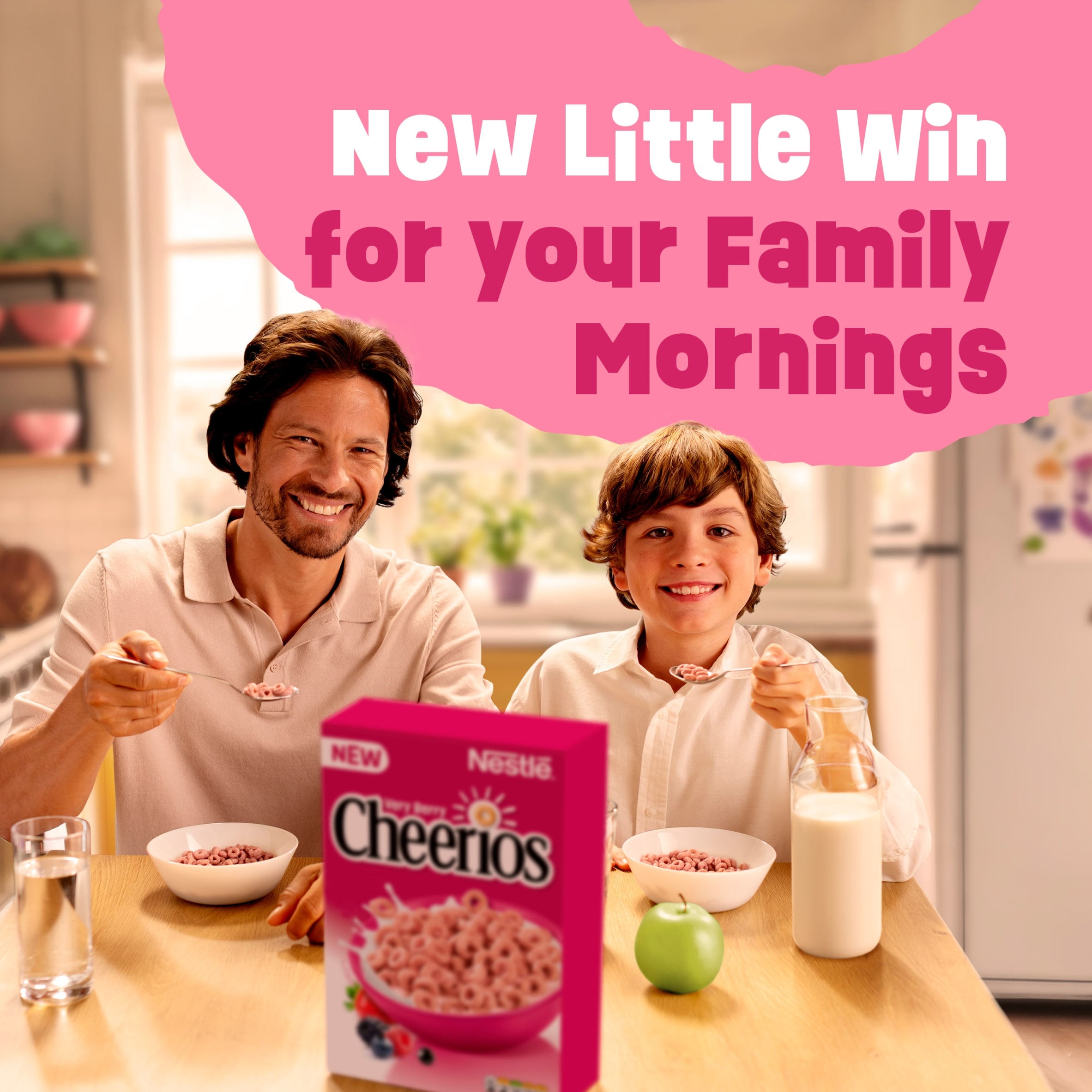 Nestlé Cheerios Very Berry Multigrain Hoop Breakfast Cereal 435g thumbnail 5