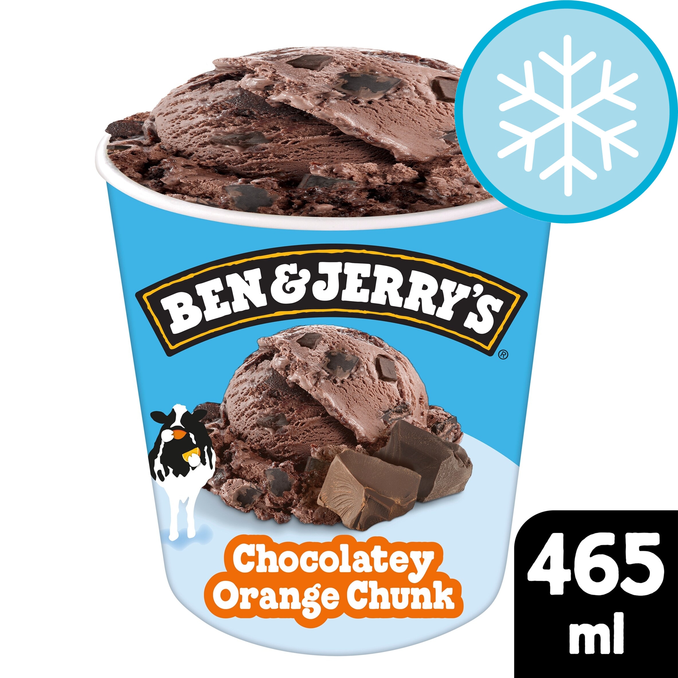 Ben & Jerry’s Chocolatey Orange Chunk Ice Cream Tub 465ml